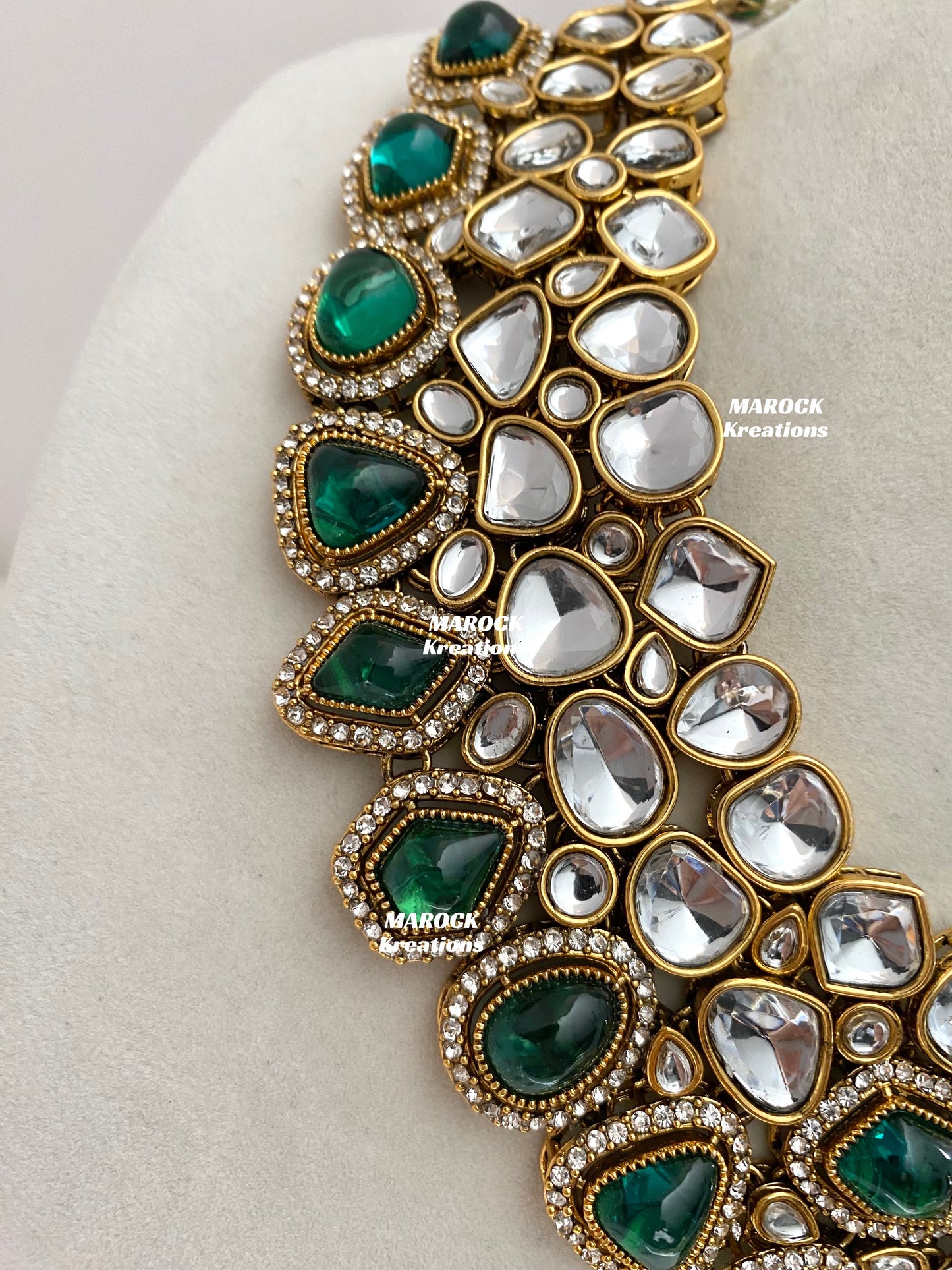 Patriza Sabyasachi inspired Premium Quality Kundan Statement Necklace set