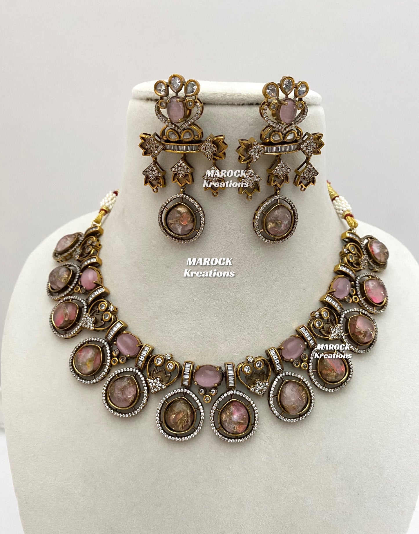 Siena Sabyasachi inspired Premium Quality Moissanite Kundan Necklace set