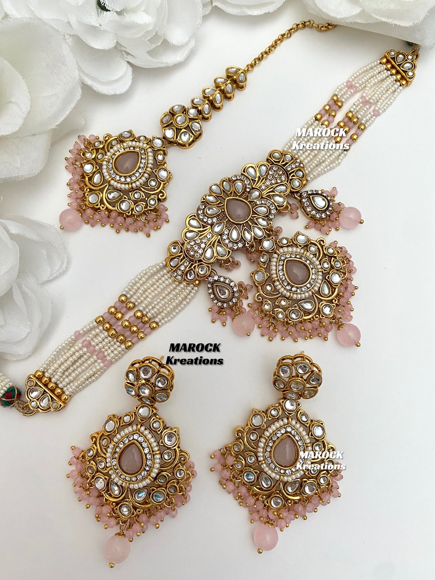 Mahima Premium Quality Kundan Choker set