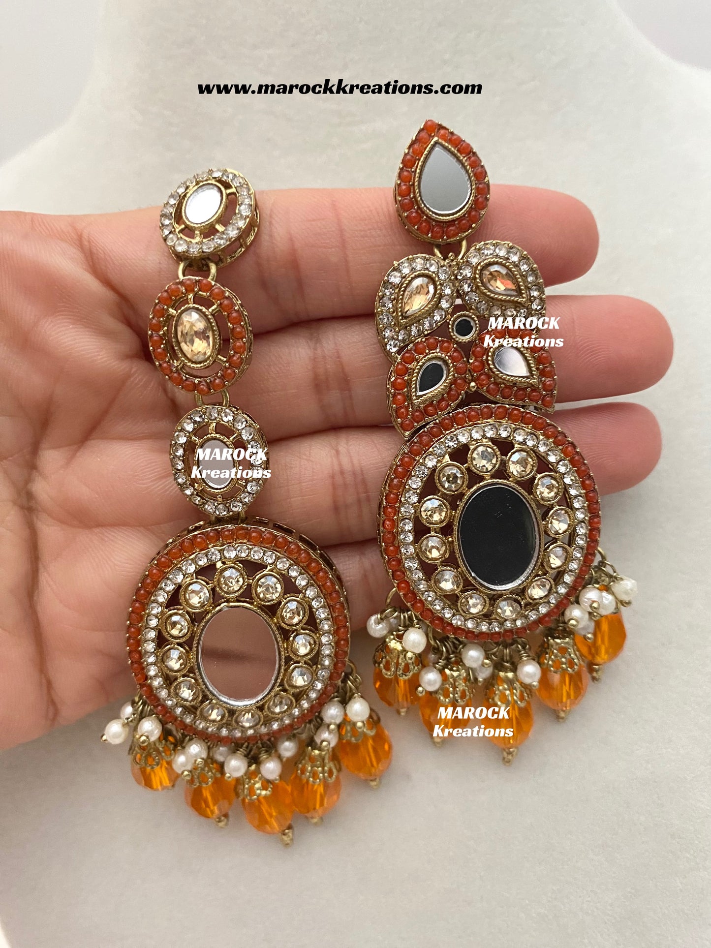 Resmin Premium Quality Mirror Choker set