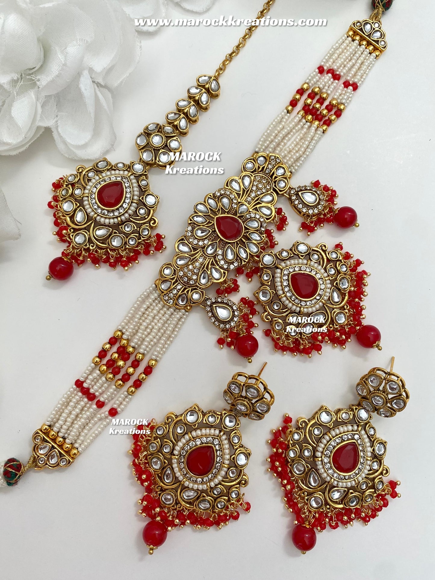 Mahima Premium Quality Kundan Choker set
