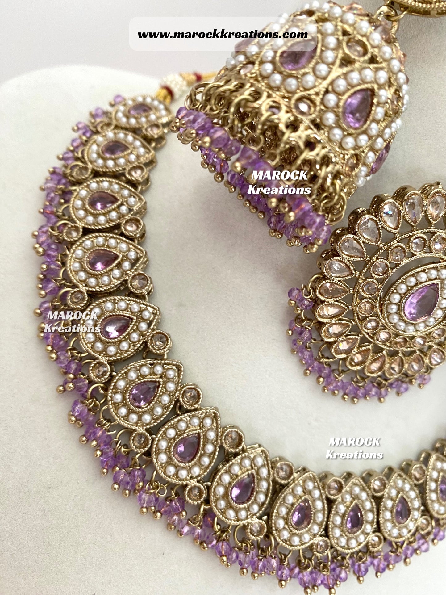 Tina Antique Polki Necklace set