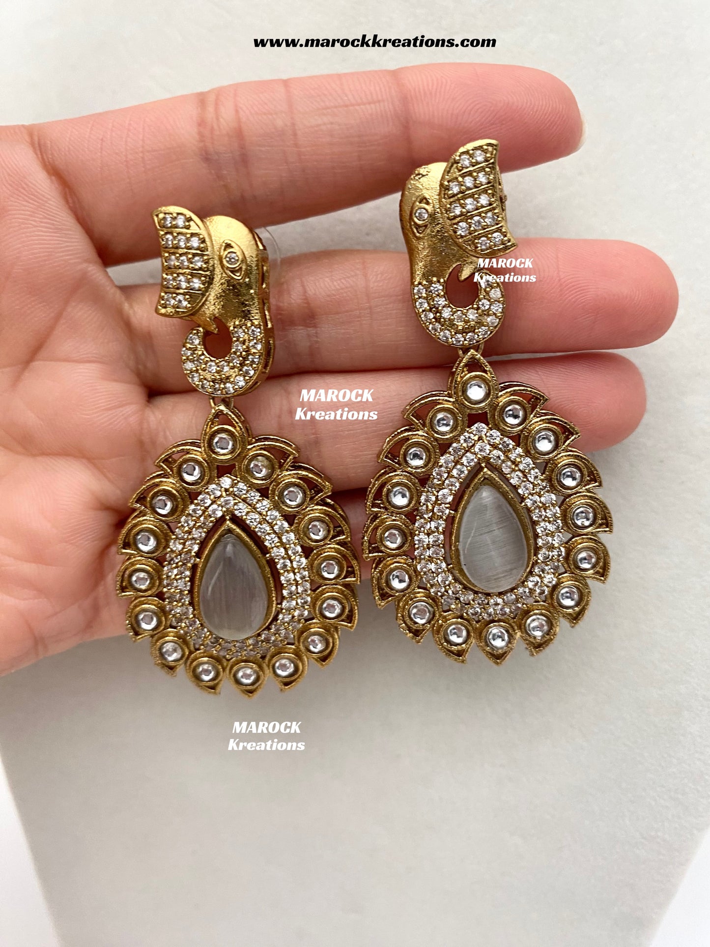 Eshita Sabyasachi inspired Premium Quality Moissanite Kundan Statement Necklace set