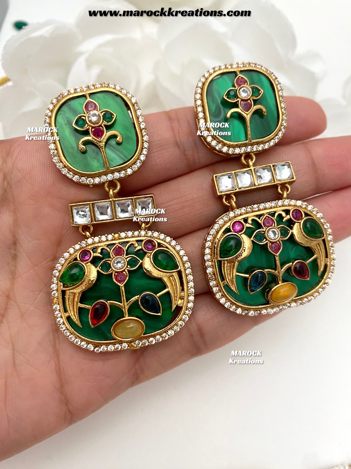 Swati Premium Quality sabyasachi inspired Statement kundan choker set