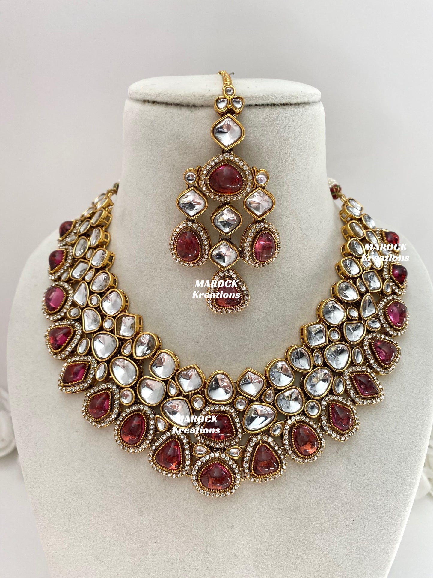 Patriza Sabyasachi inspired Premium Quality Kundan Statement Necklace set