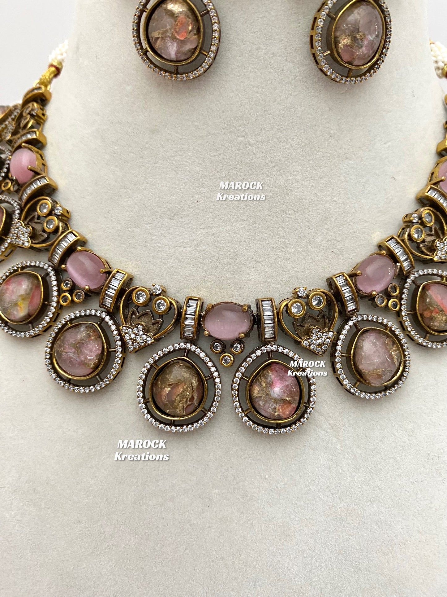 Siena Sabyasachi inspired Premium Quality Moissanite Kundan Necklace set