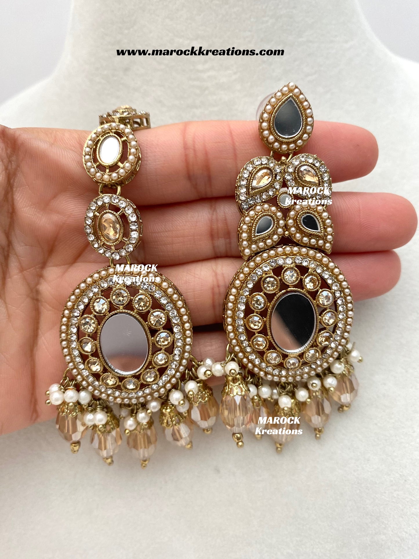Resmin Premium Quality Mirror Choker set