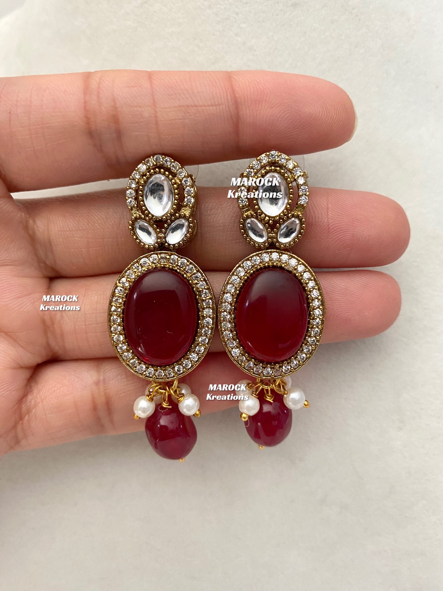 Danica Sabyasachi inspired Premium Quality Moissanite Kundan Statement Choker set