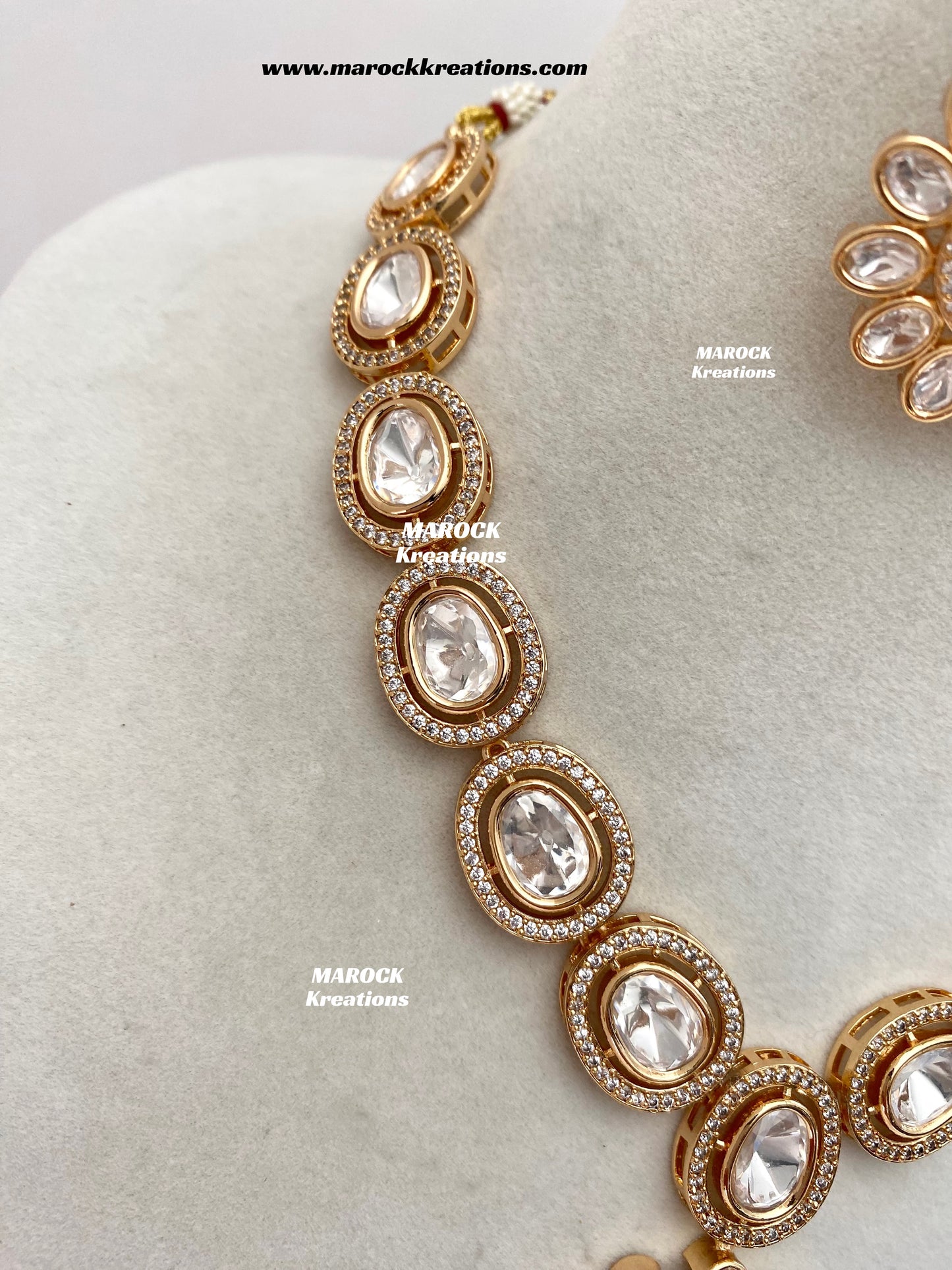 Mariam Tyani inspired Premium Quality Kundan Necklace set