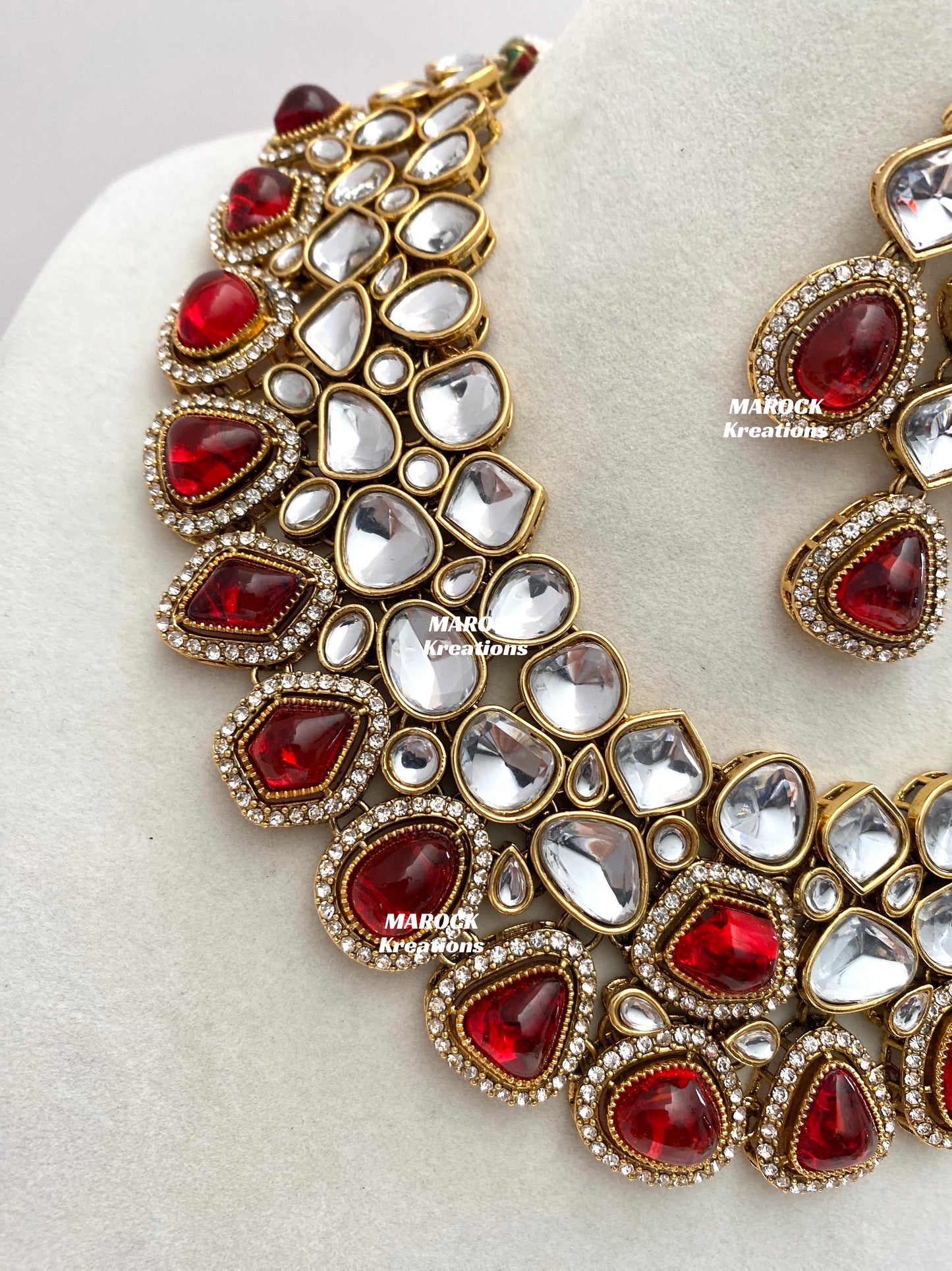Patriza Sabyasachi inspired Premium Quality Kundan Statement Necklace set