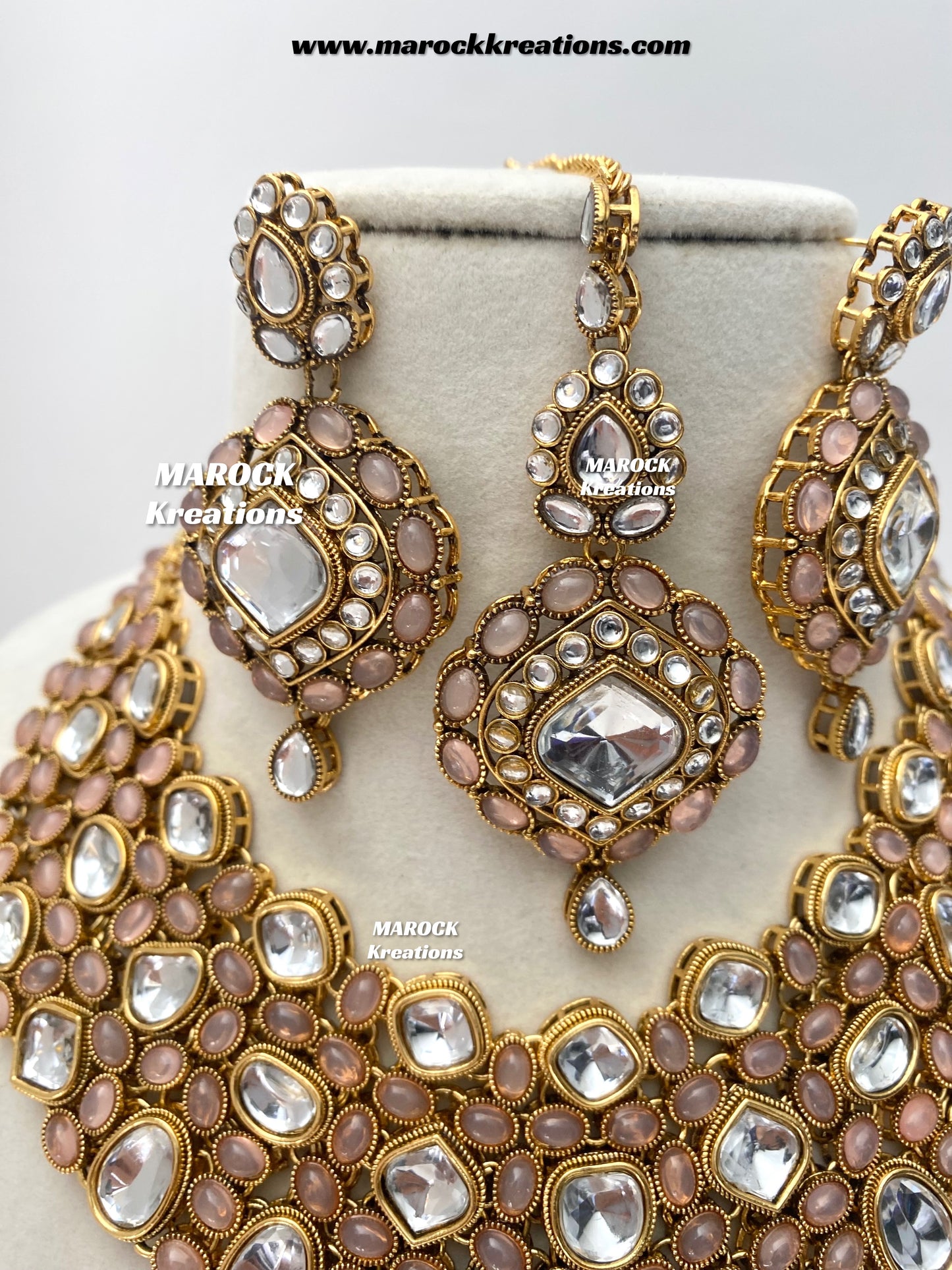 Roksana Sabyasachi inspired Premium Quality Kundan Statement Necklace set
