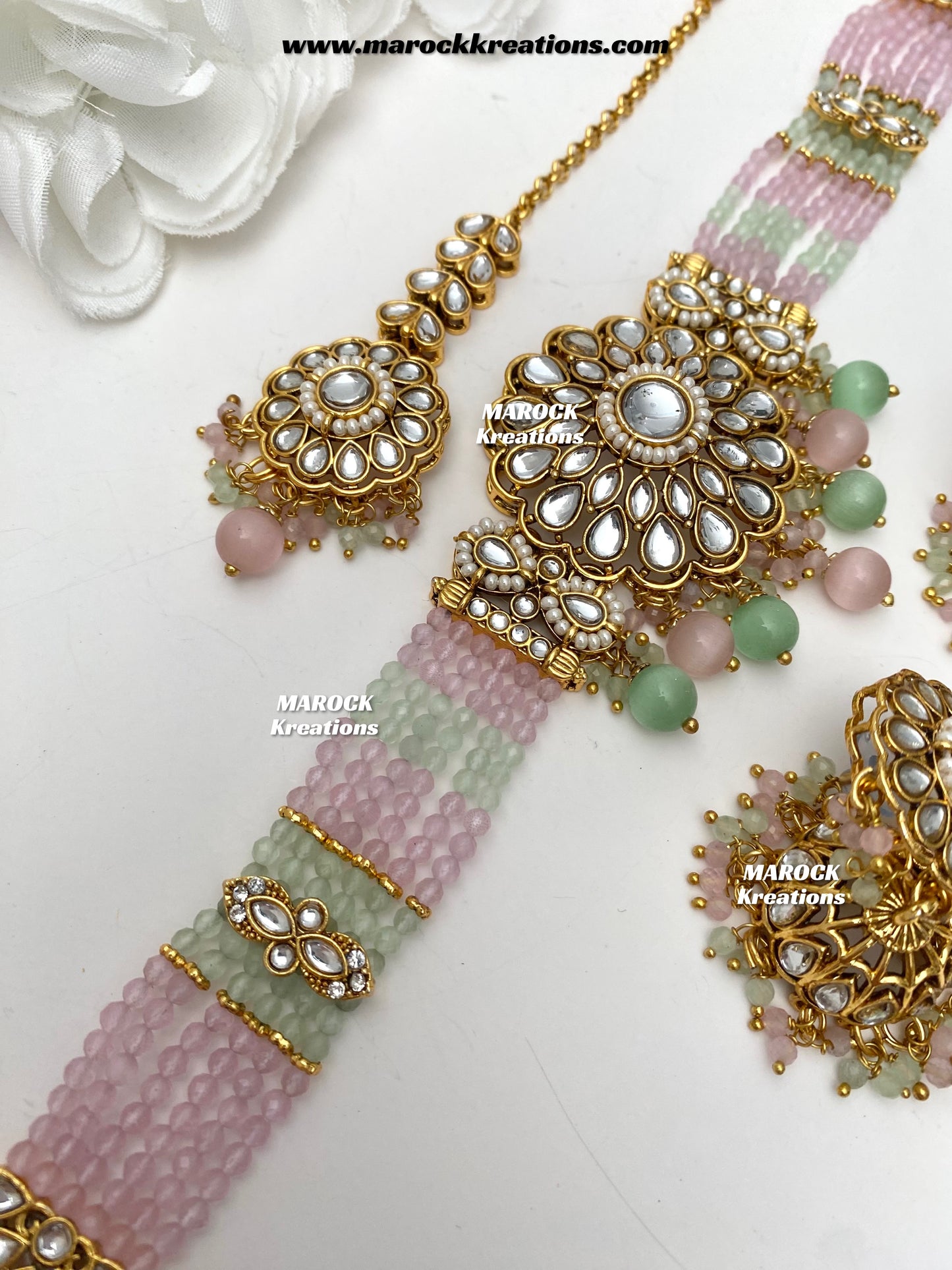 Ginni Premium Quality Kundan choker set