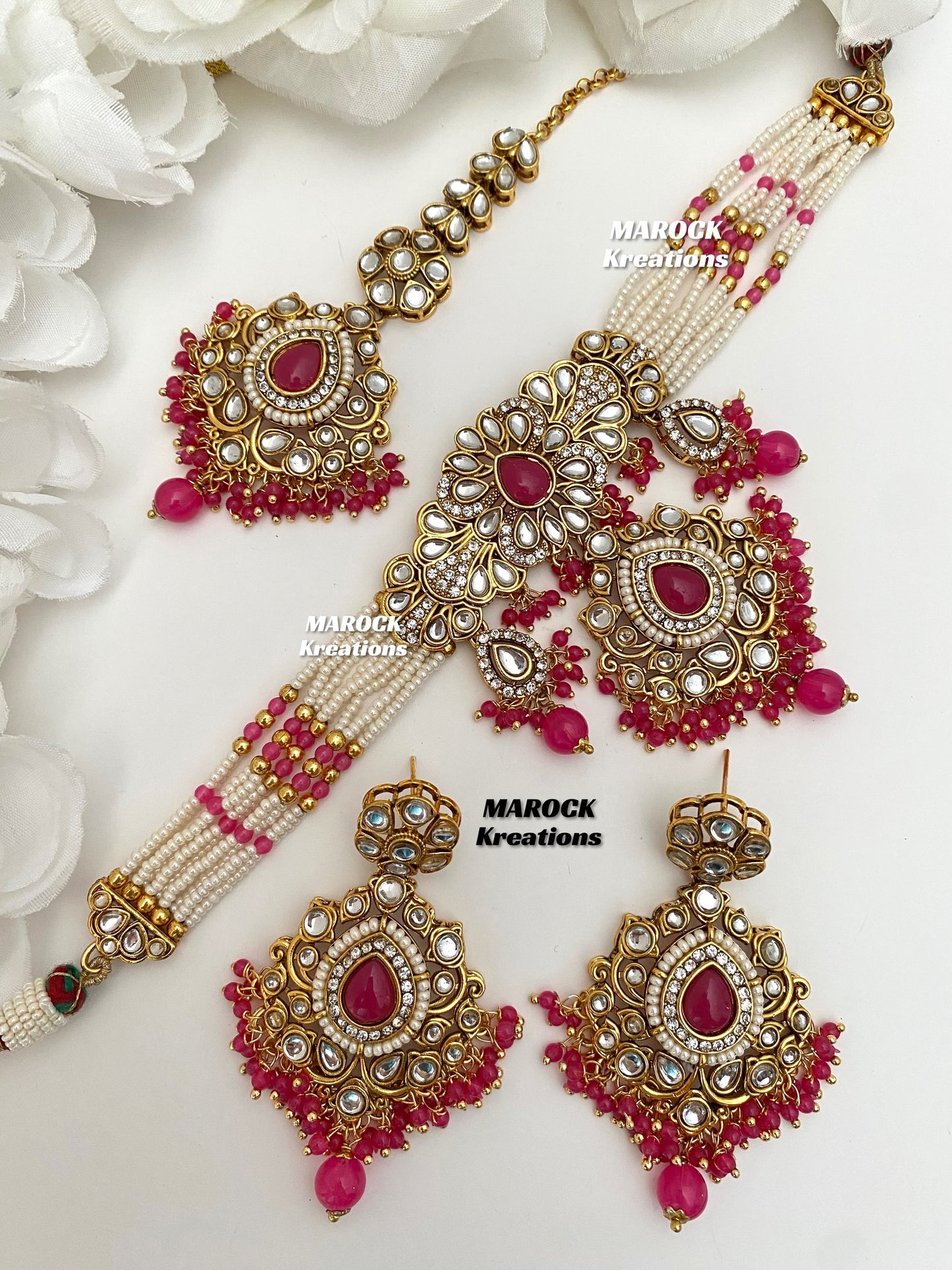 Mahima Premium Quality Kundan Choker set
