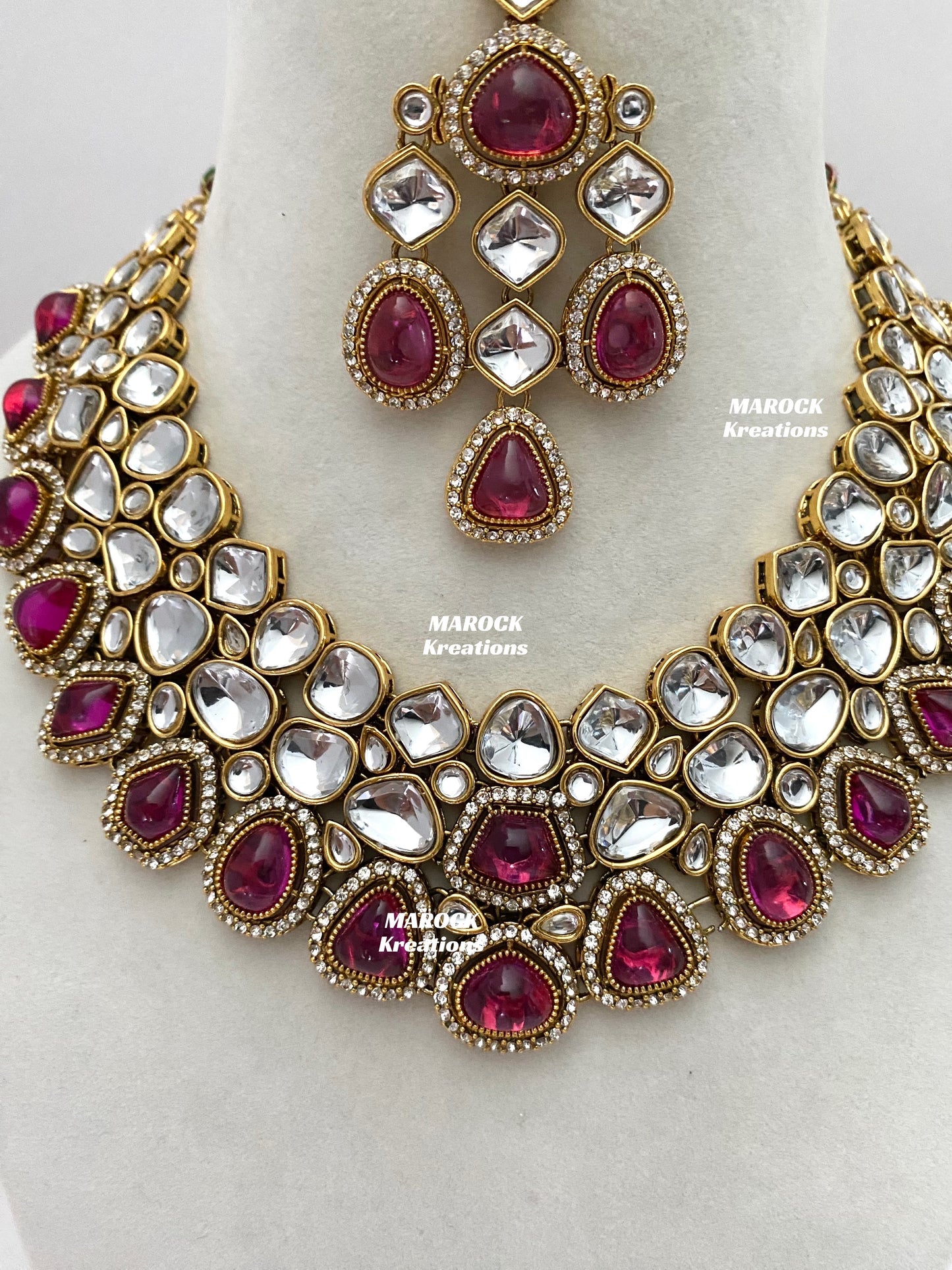 Patriza Sabyasachi inspired Premium Quality Kundan Statement Necklace set