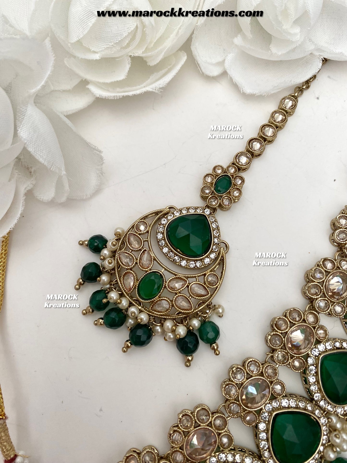 Kinjal Premium Quality Polki and Monalisa Statement Choker set