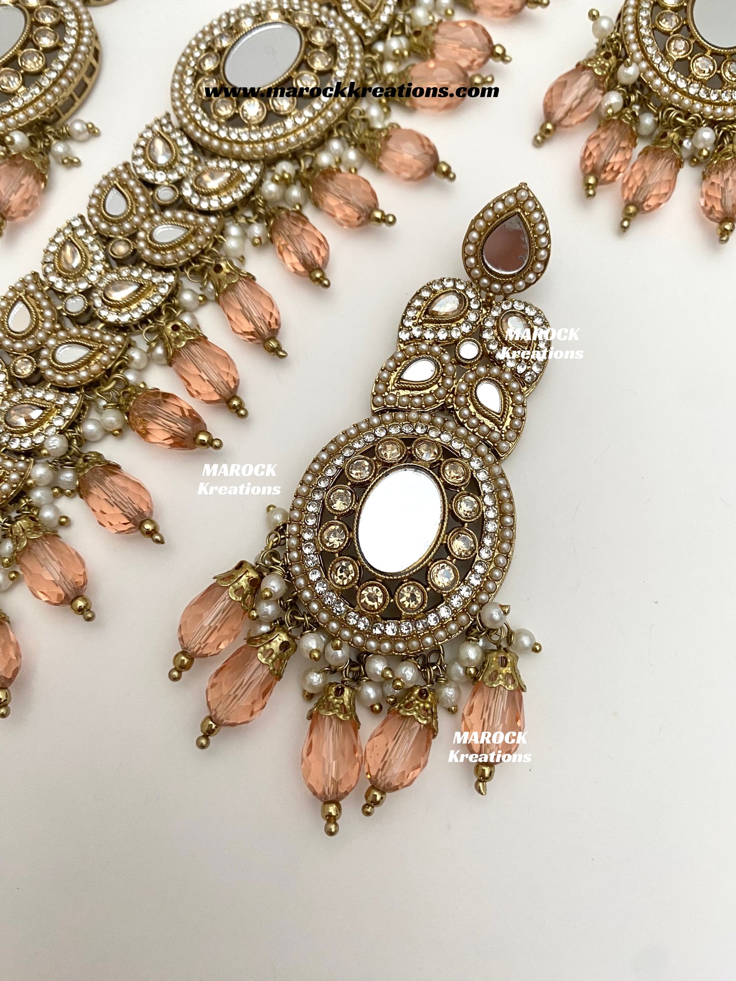 Resmin Premium Quality Mirror Choker set