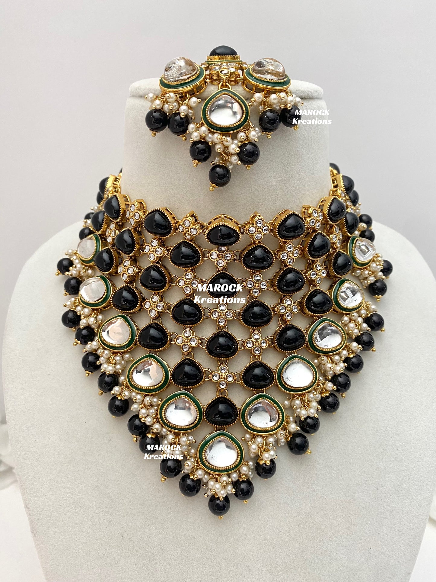 Connie Premium Quality Statement Kundan Necklace/Bridal set