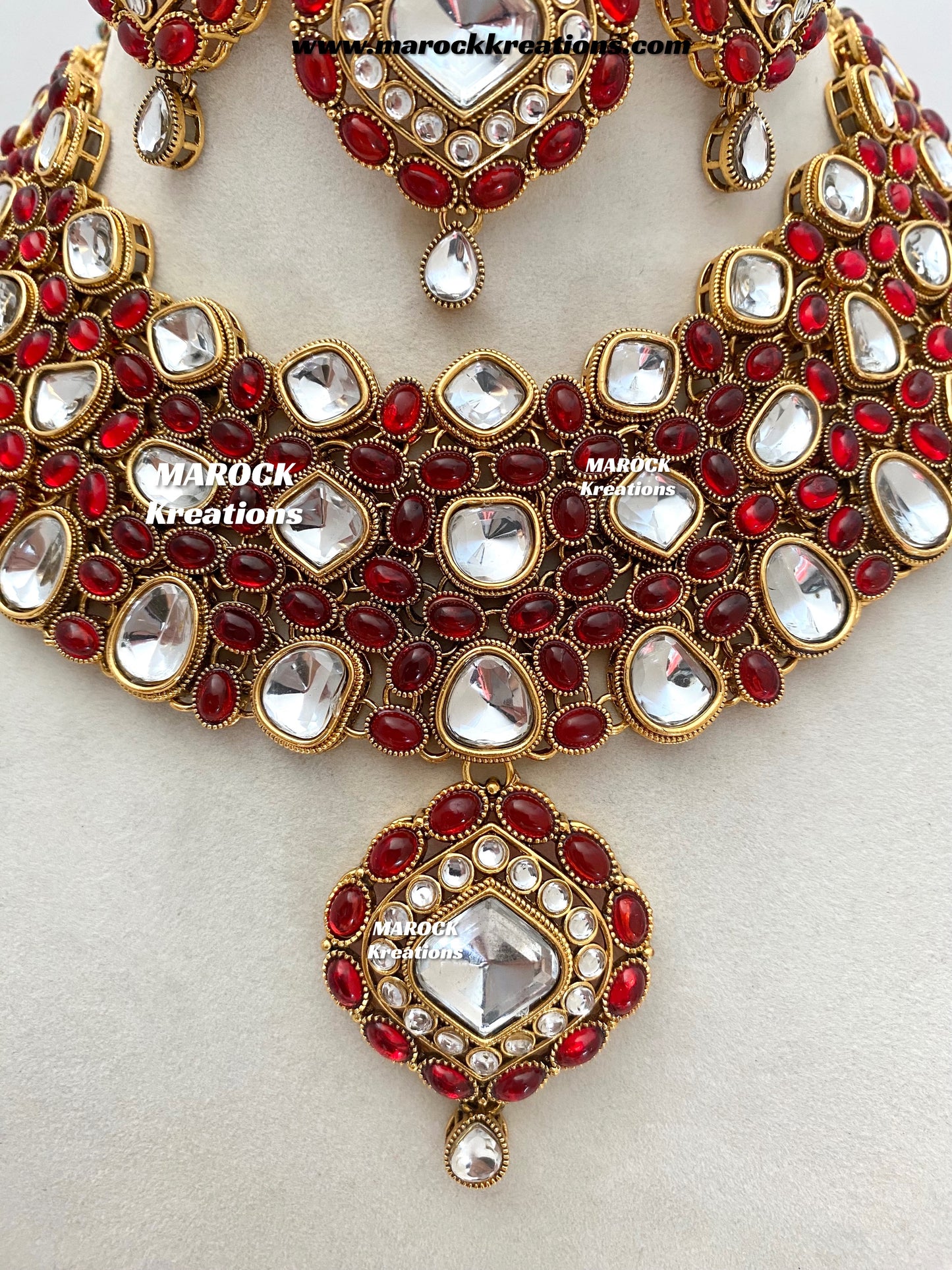 Roksana Sabyasachi inspired Premium Quality Kundan Statement Necklace set