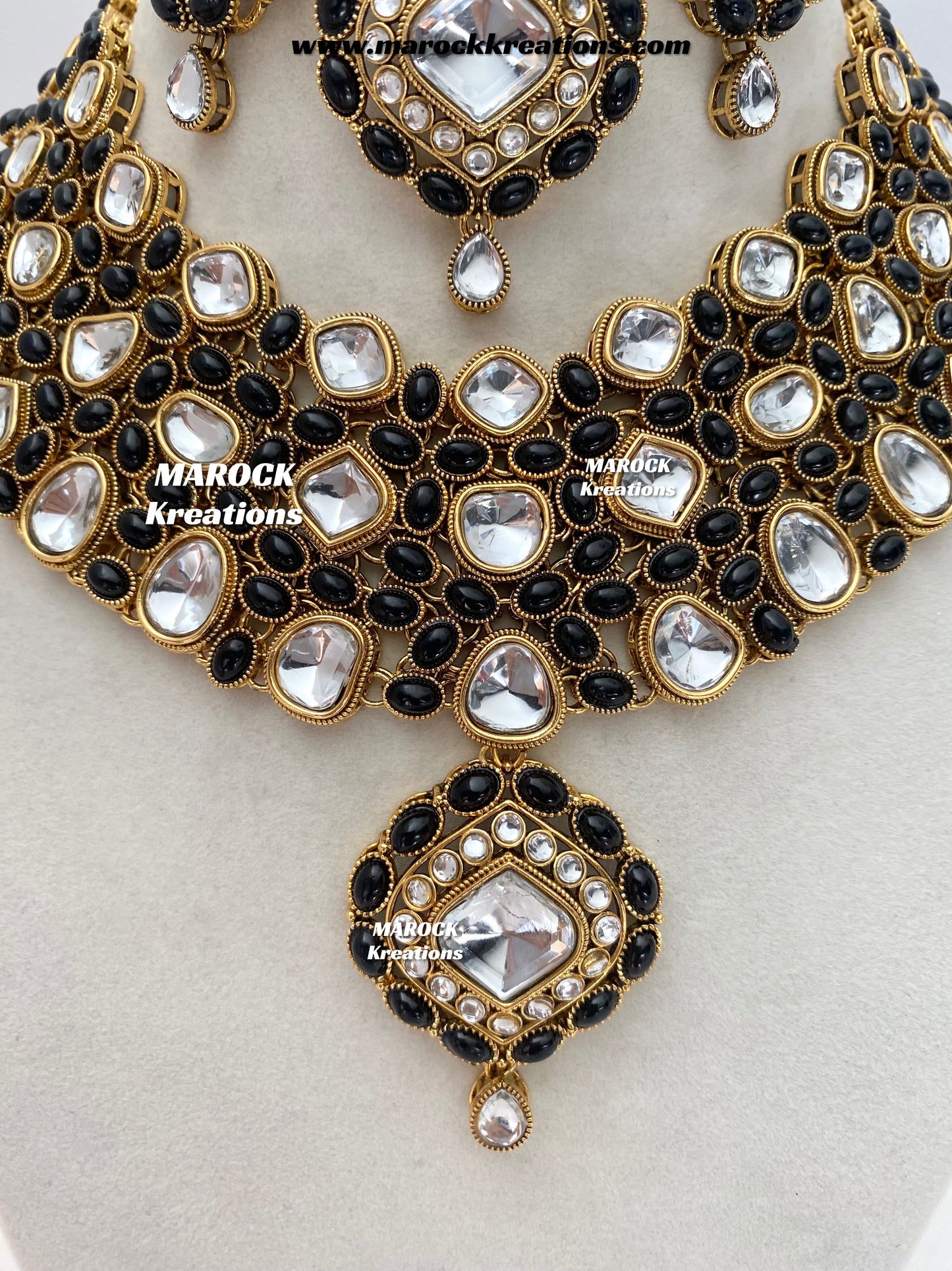 Roksana Sabyasachi inspired Premium Quality Kundan Statement Necklace set