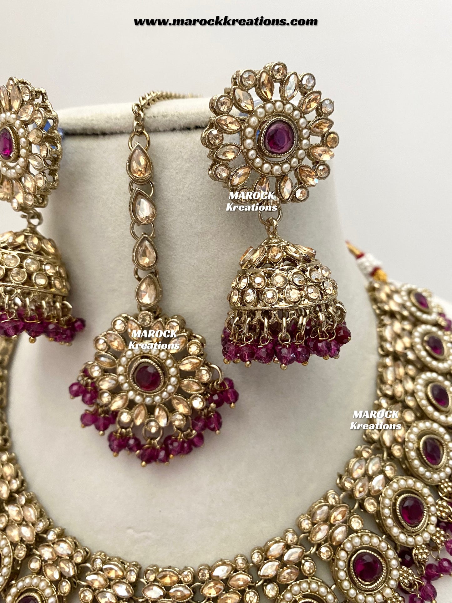 Sameera Polki Necklace set