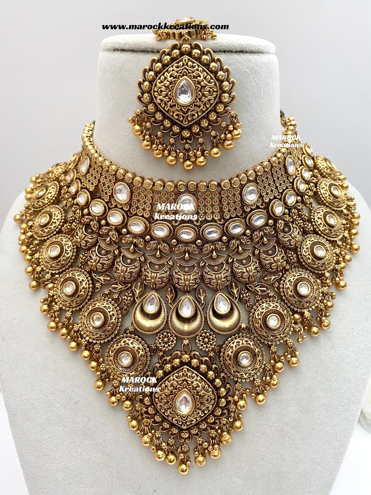 Manara Premium Quality Gold Plated Bridal set