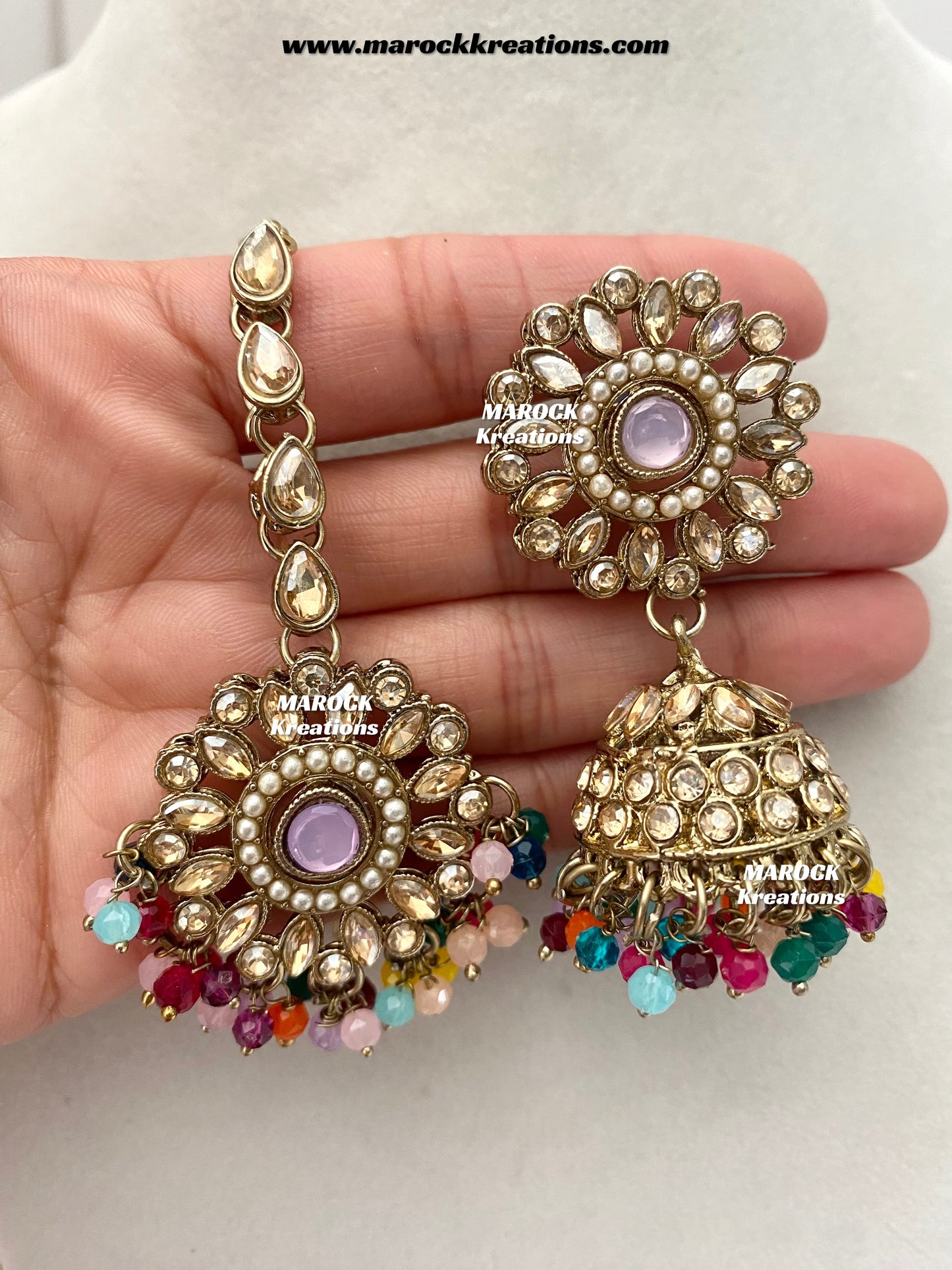Sameera Polki Necklace set