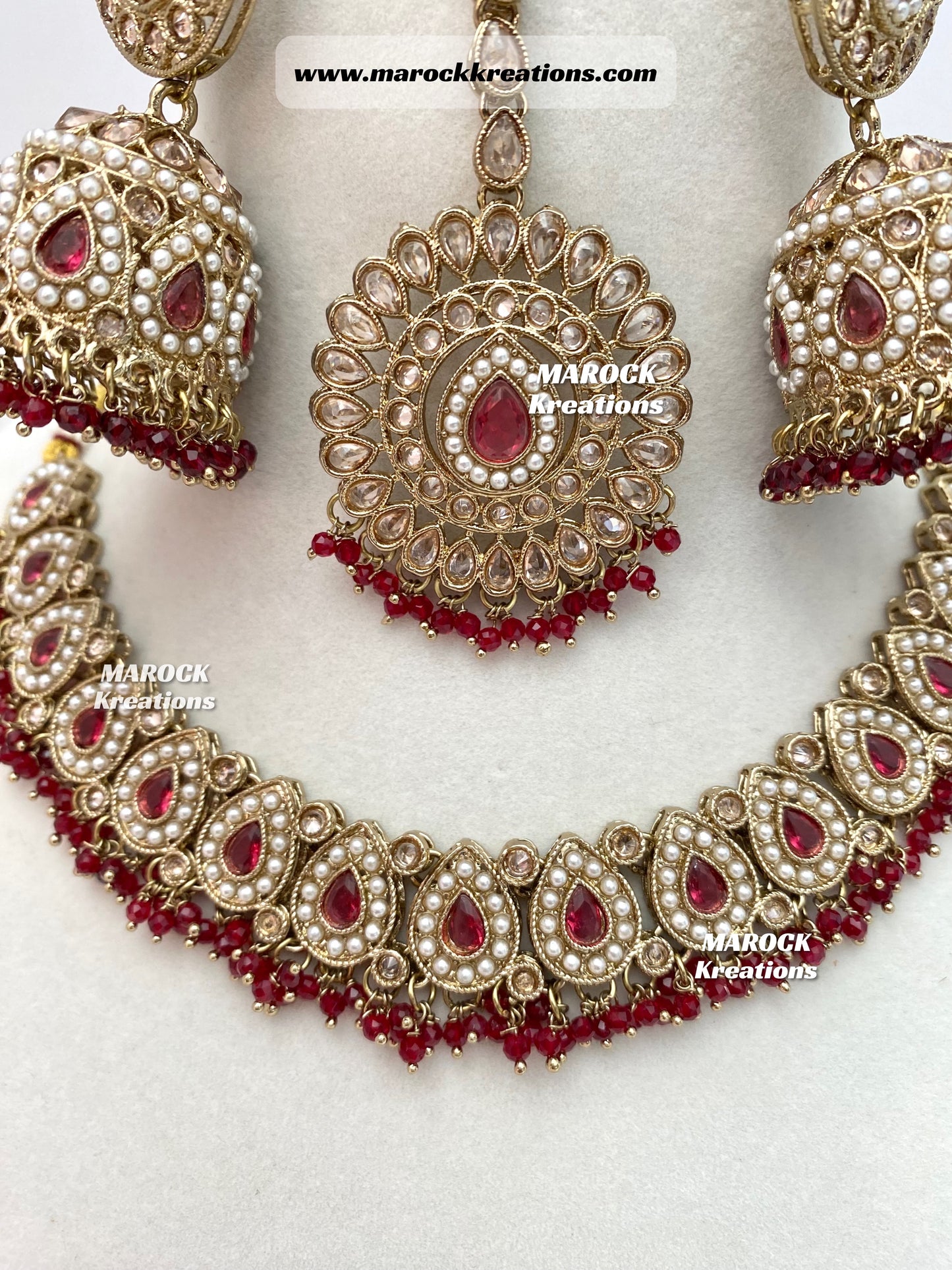 Tina Antique Polki Necklace set