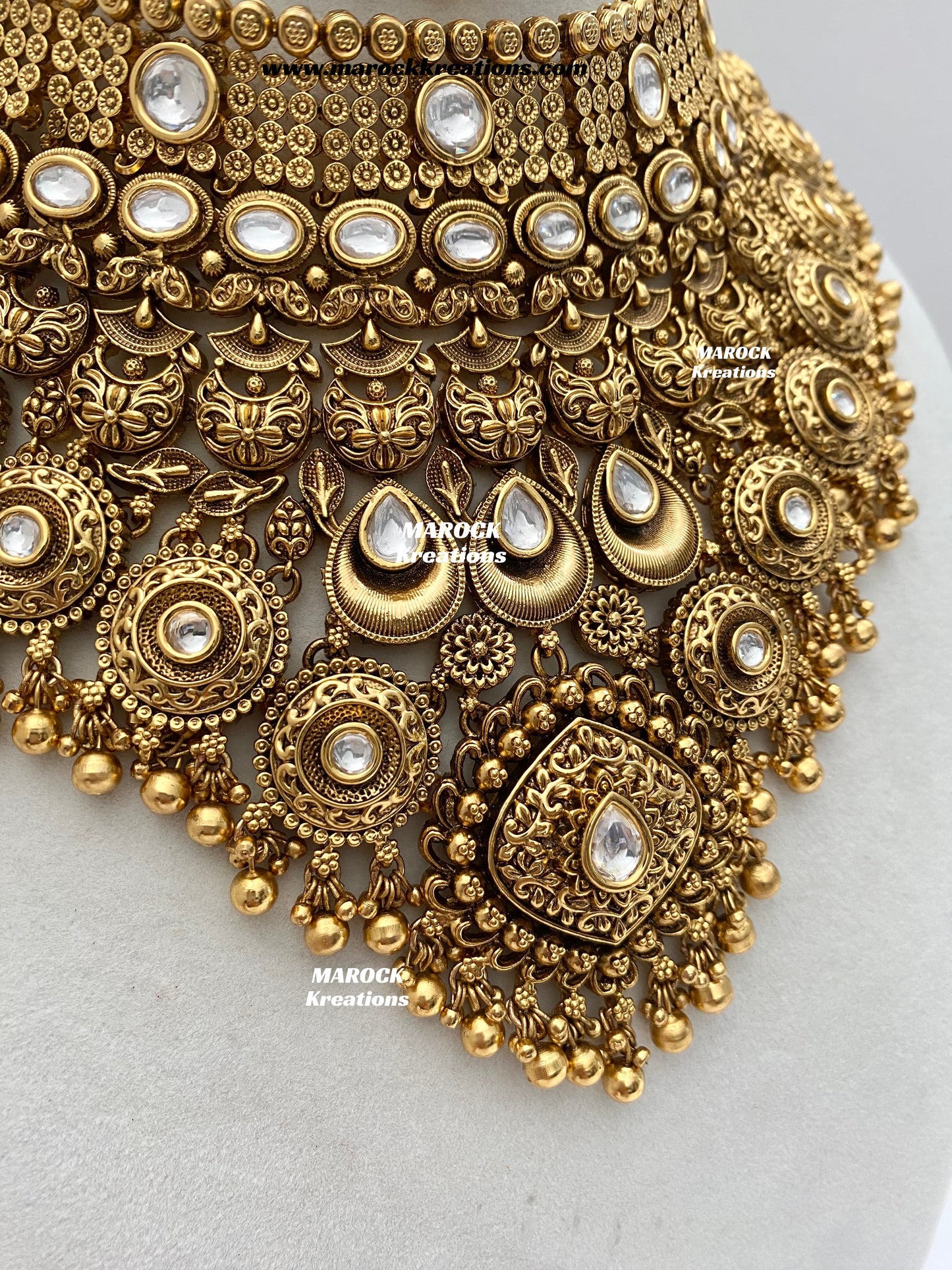 Manara Premium Quality Gold Plated Bridal set