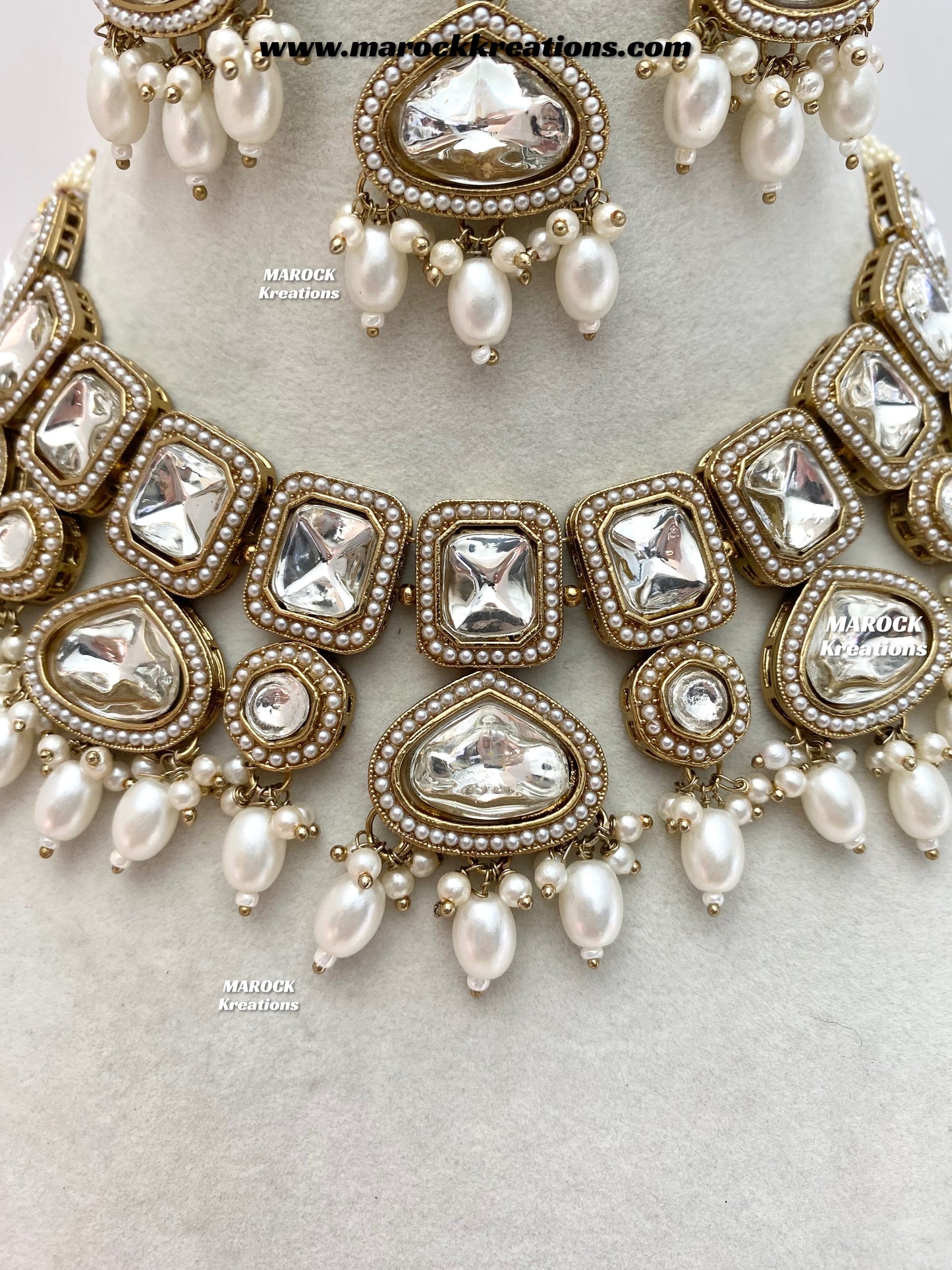 Lima Premium Quality uncut Kundan Choker/Necklace set