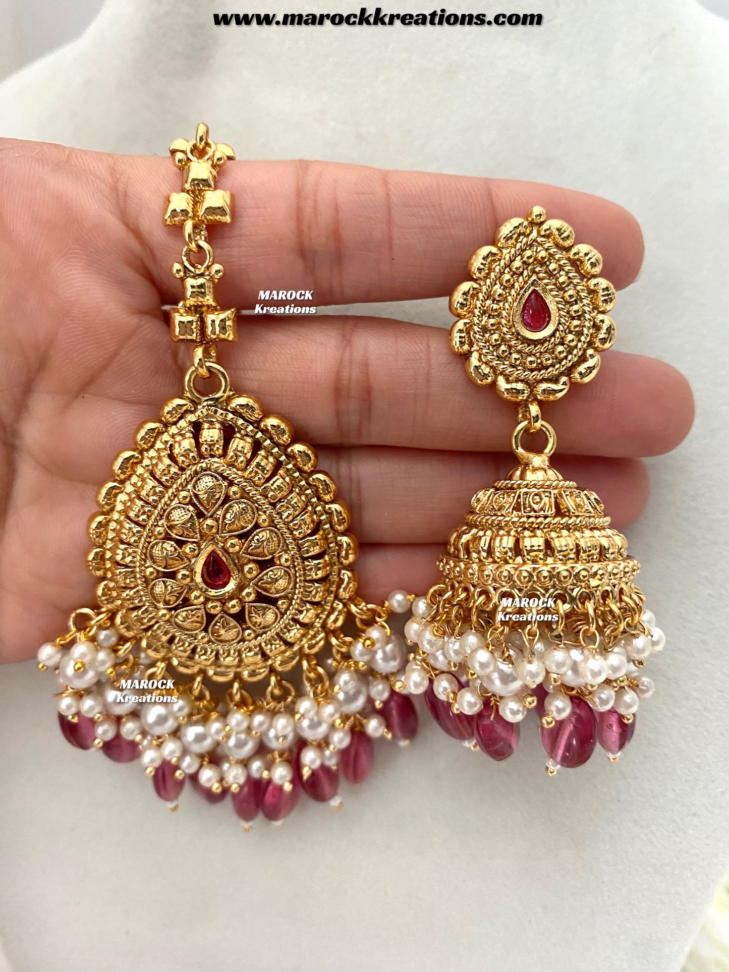 Asna Premium Quality Gold Plated statement choker set