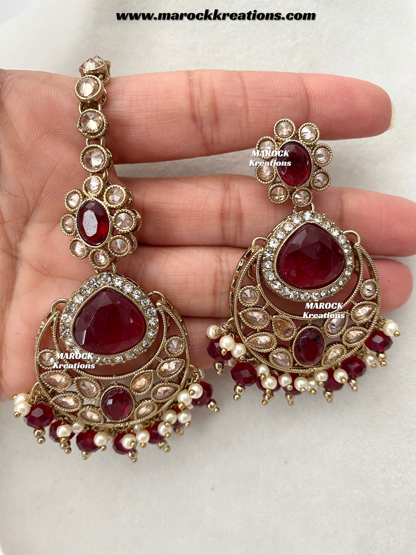 Kinjal Premium Quality Polki and Monalisa Statement Choker set