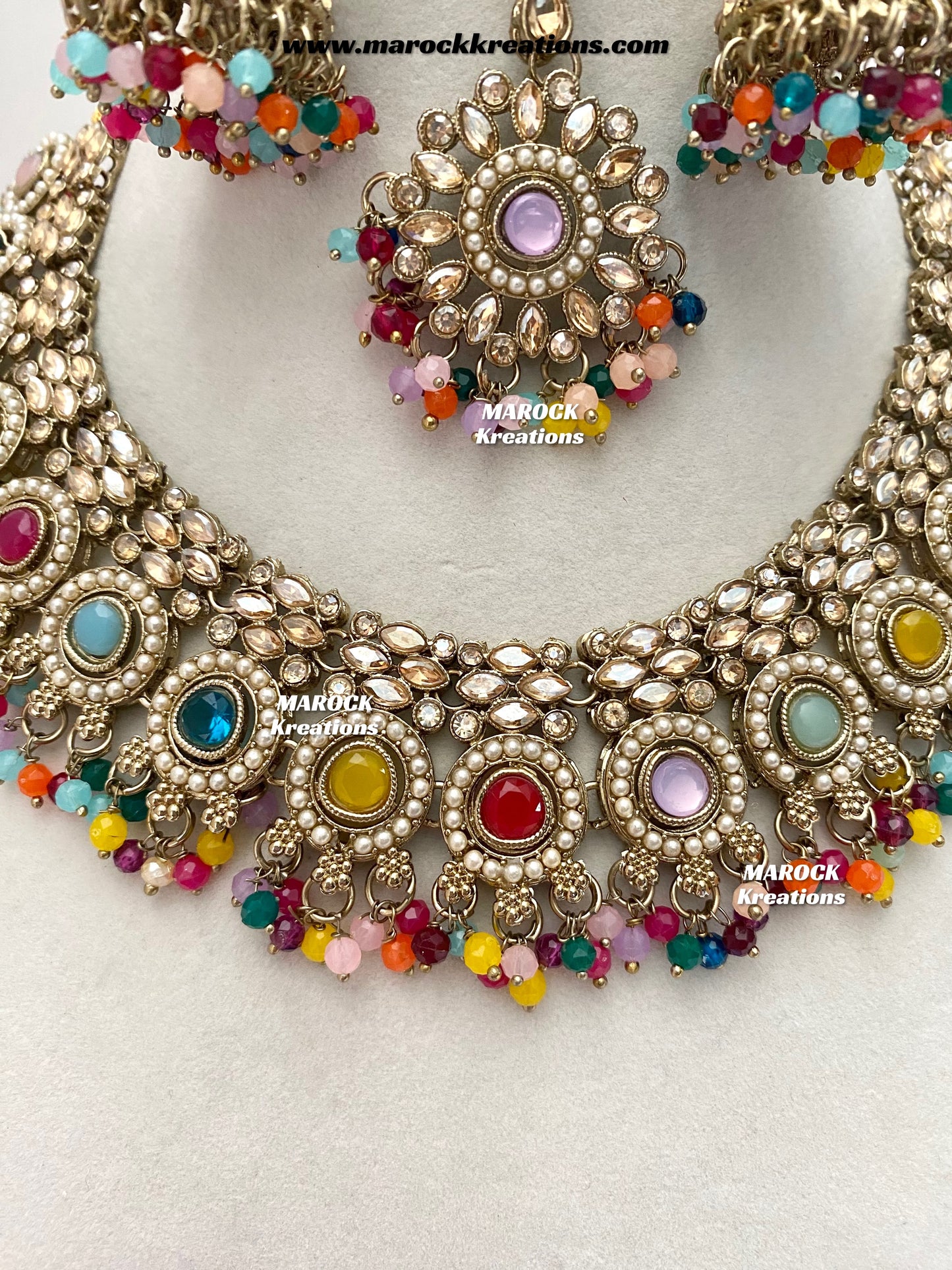 Sameera Polki Necklace set
