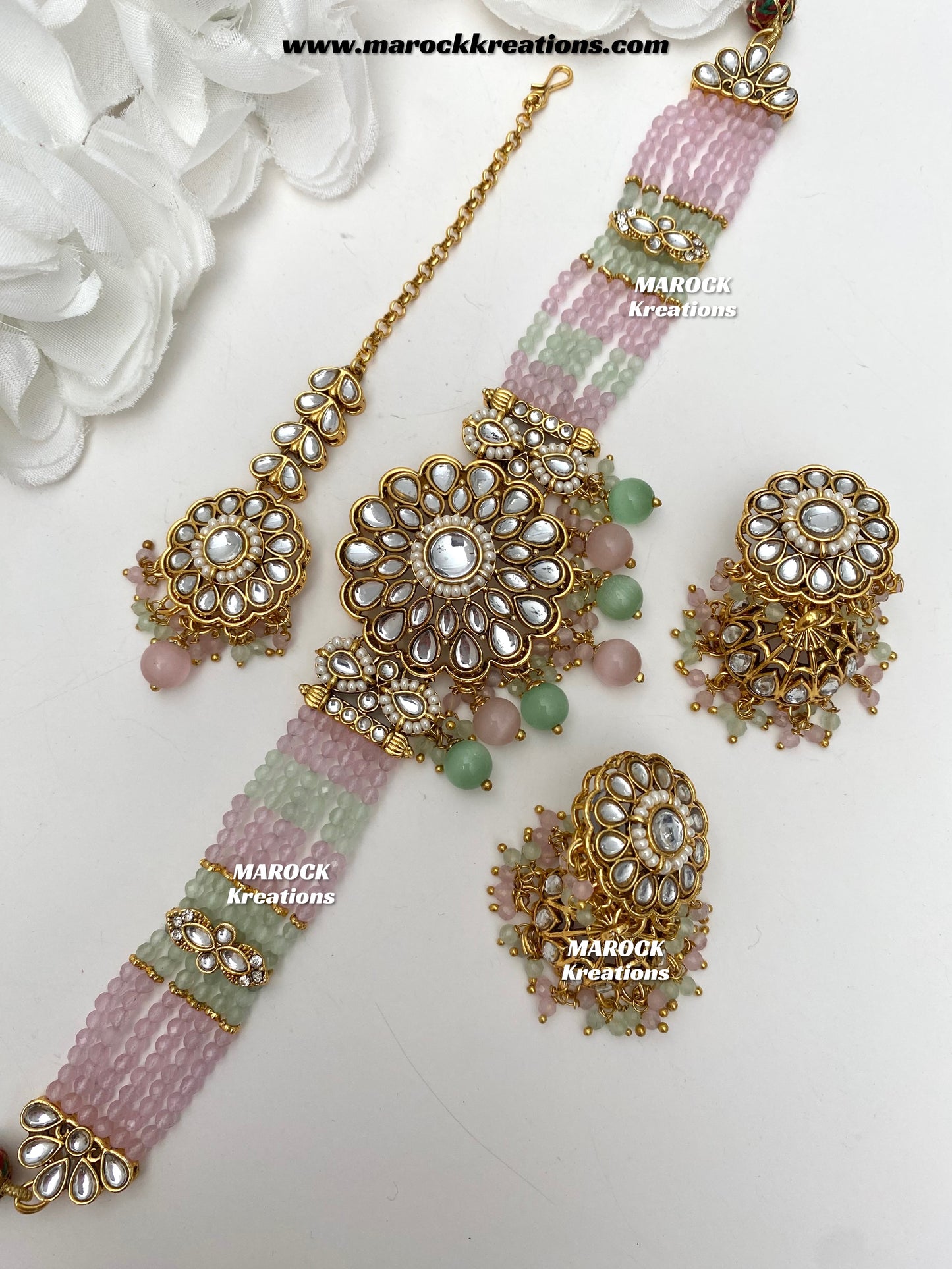 Ginni Premium Quality Kundan choker set
