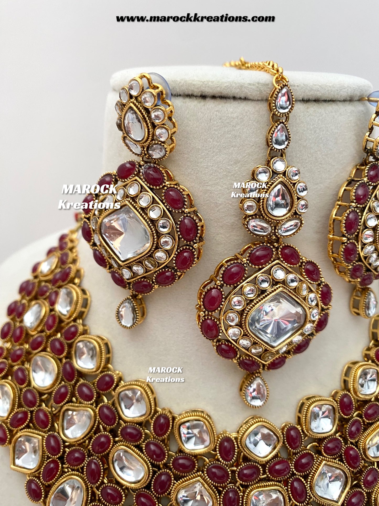 Roksana Sabyasachi inspired Premium Quality Kundan Statement Necklace set