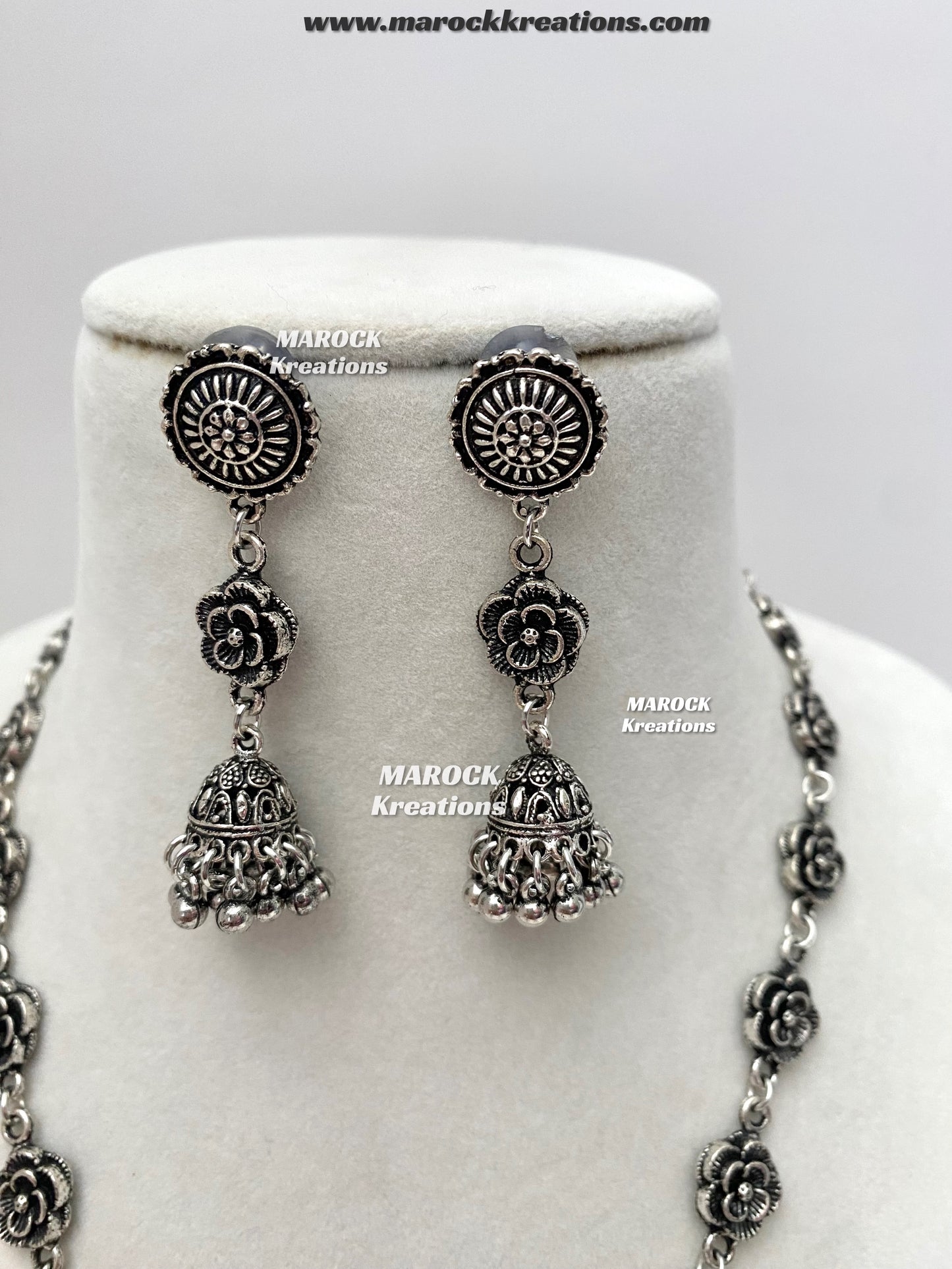 Oxidized Raani Haar set