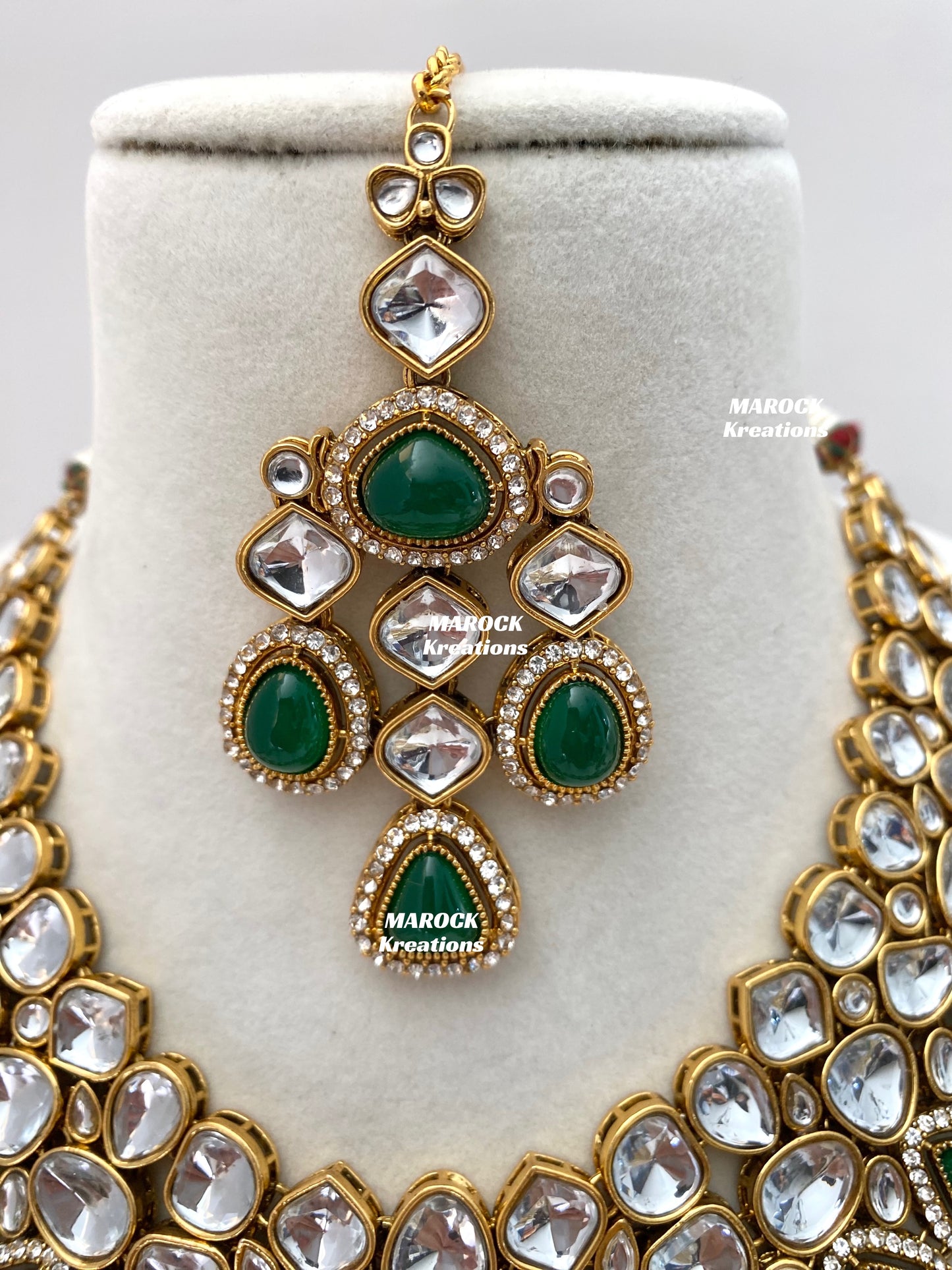Patriza Sabyasachi inspired Premium Quality Kundan Statement Necklace set