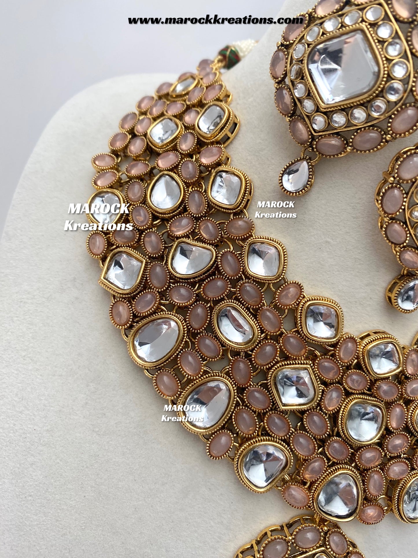 Roksana Sabyasachi inspired Premium Quality Kundan Statement Necklace set