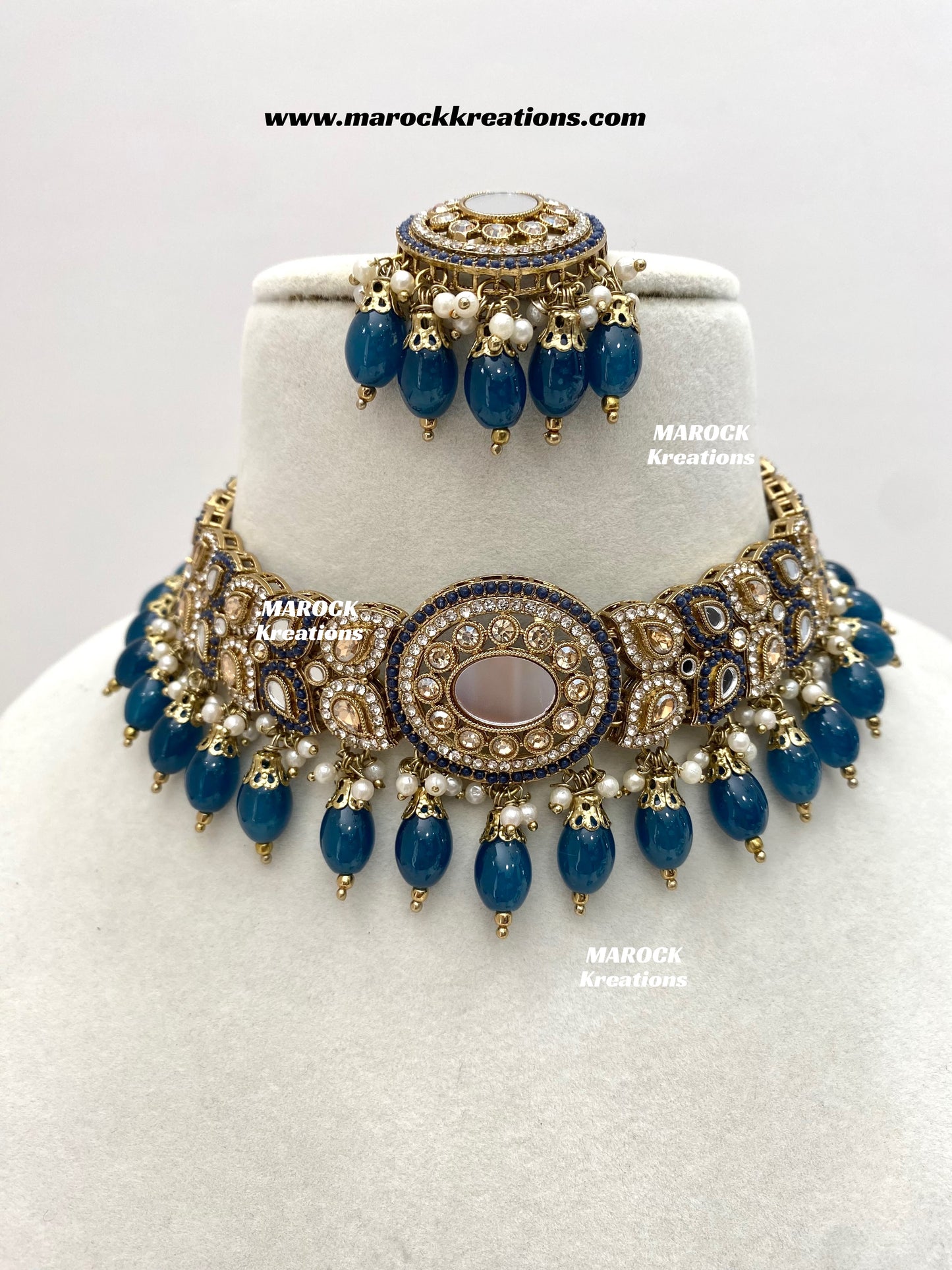 Resmin Premium Quality Mirror Choker set