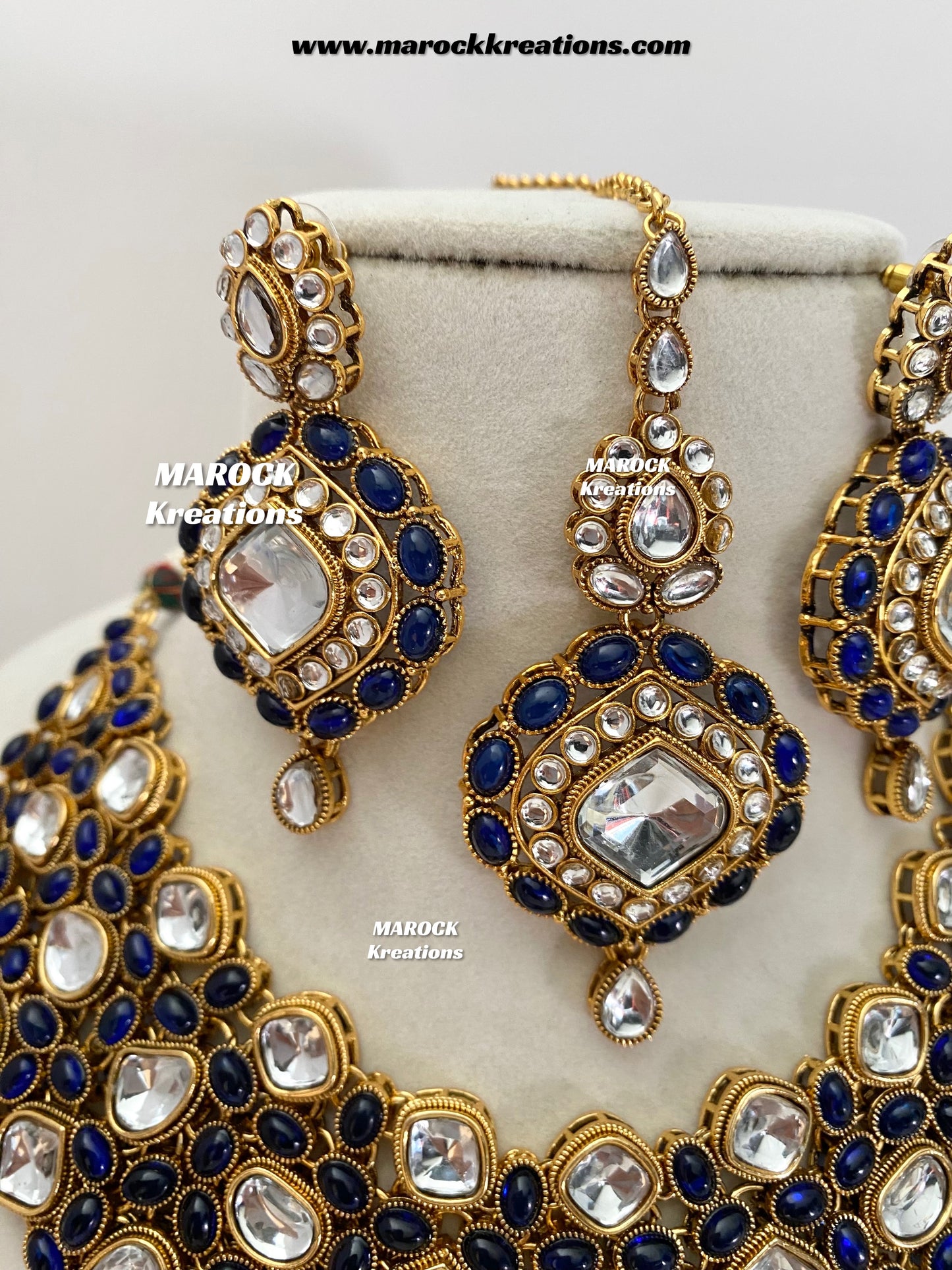 Roksana Sabyasachi inspired Premium Quality Kundan Statement Necklace set