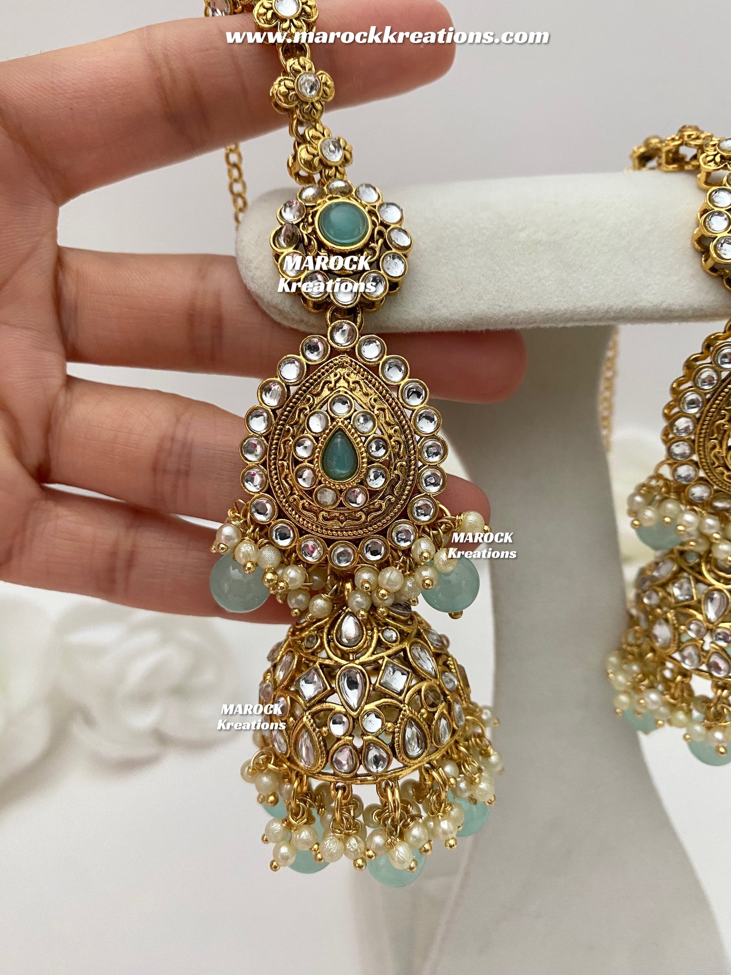 Salma Premium Quality Kundan Bridal set/bridal jewelry