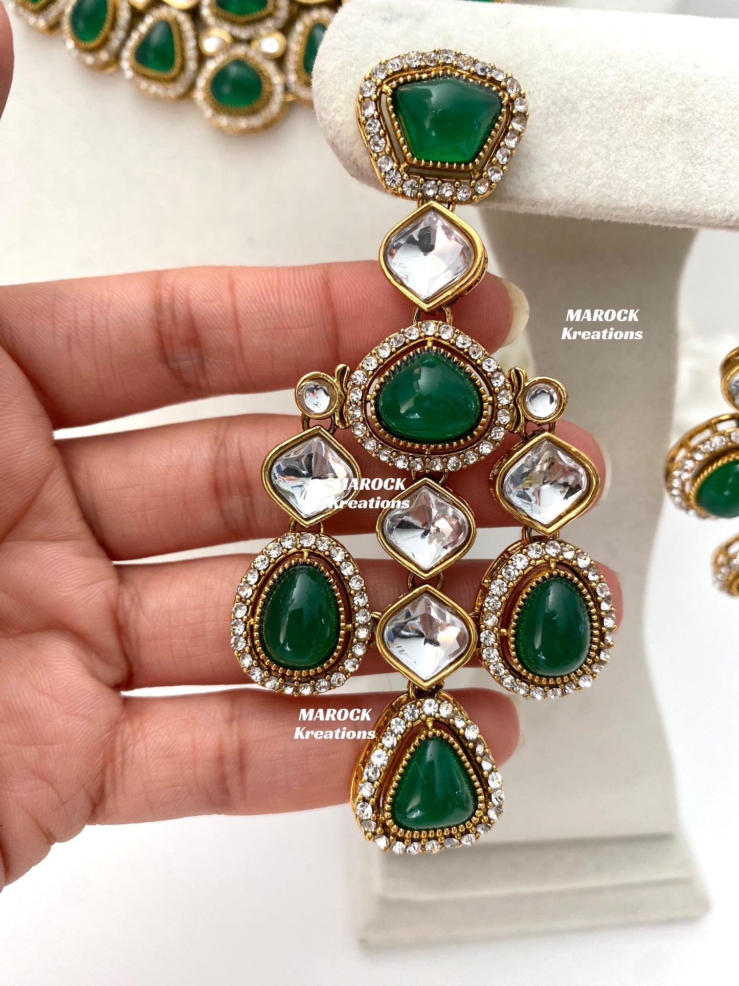 Patriza Sabyasachi inspired Premium Quality Kundan Statement Necklace set