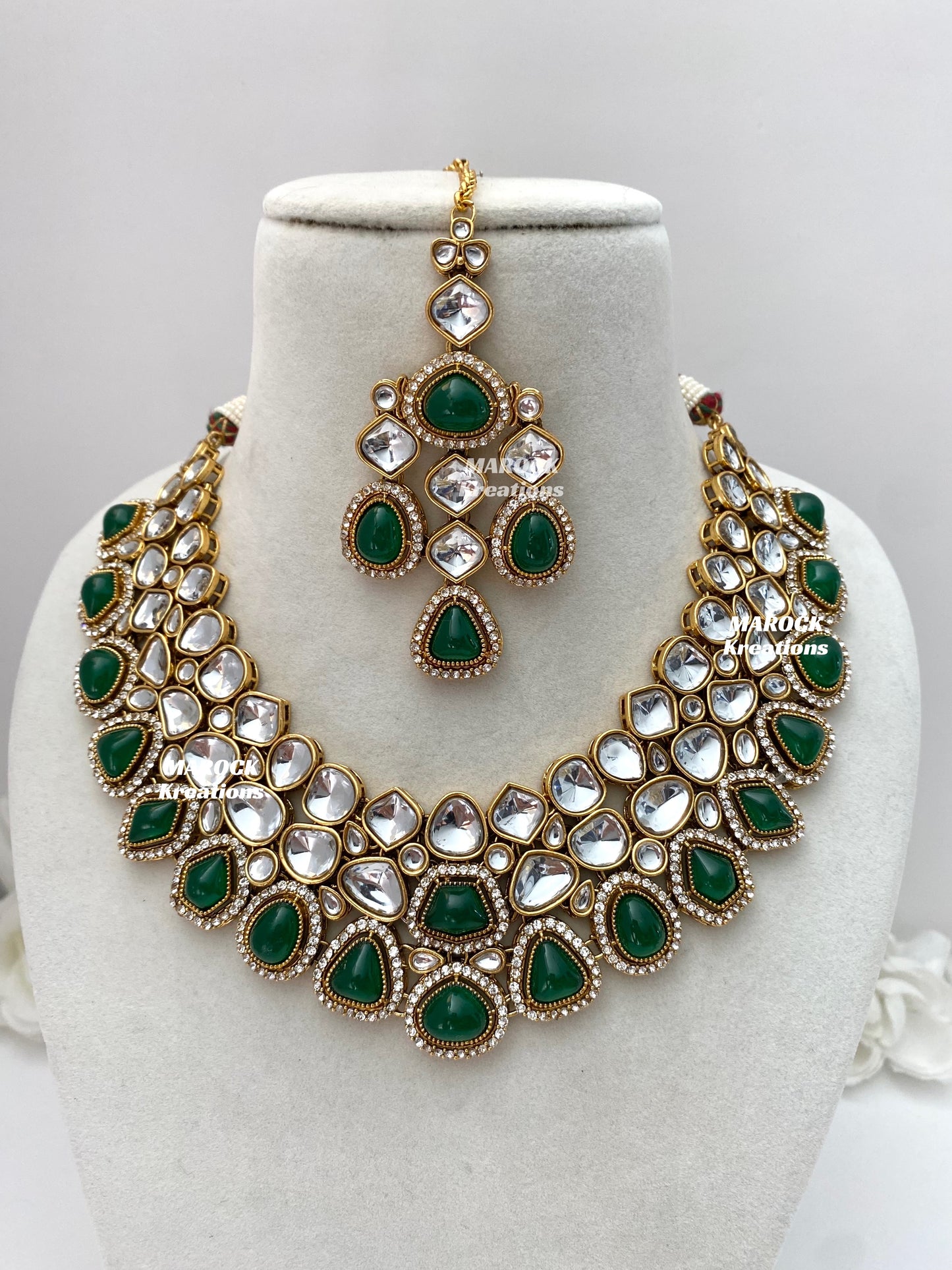 Patriza Sabyasachi inspired Premium Quality Kundan Statement Necklace set