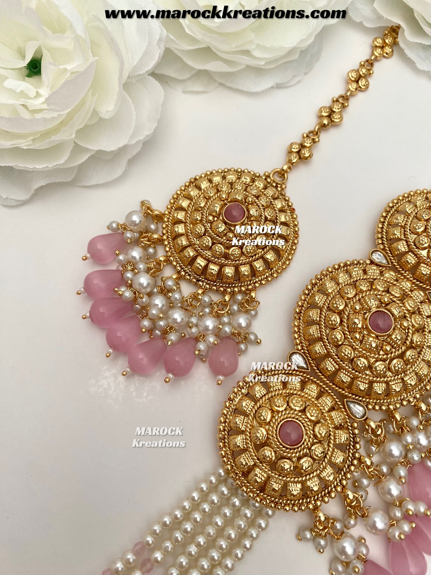 Anuja Premium Quality Gold Plated statement choker set