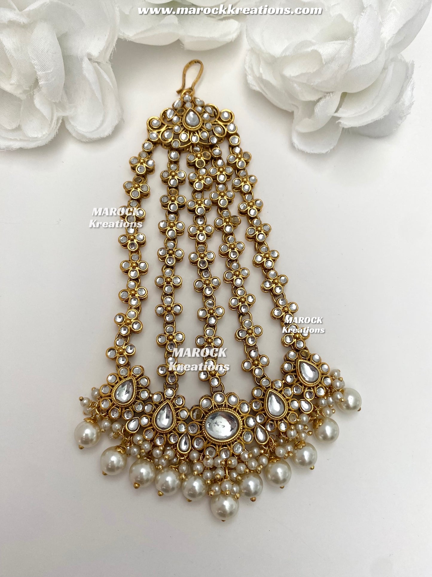 Premium Quality Kundan Jhoomer/Passa