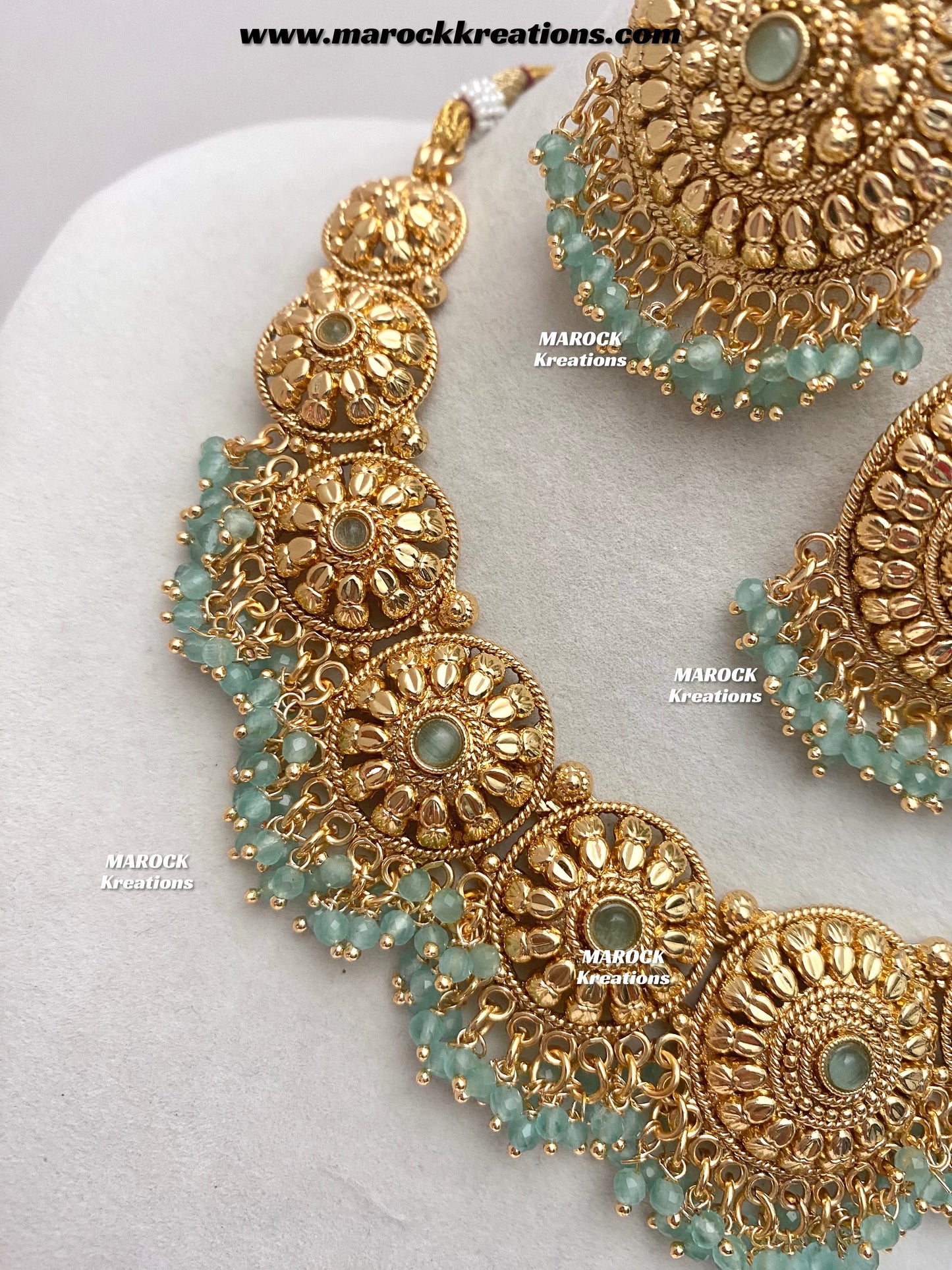 Roxana Premium Quality Gold Plated necklace set