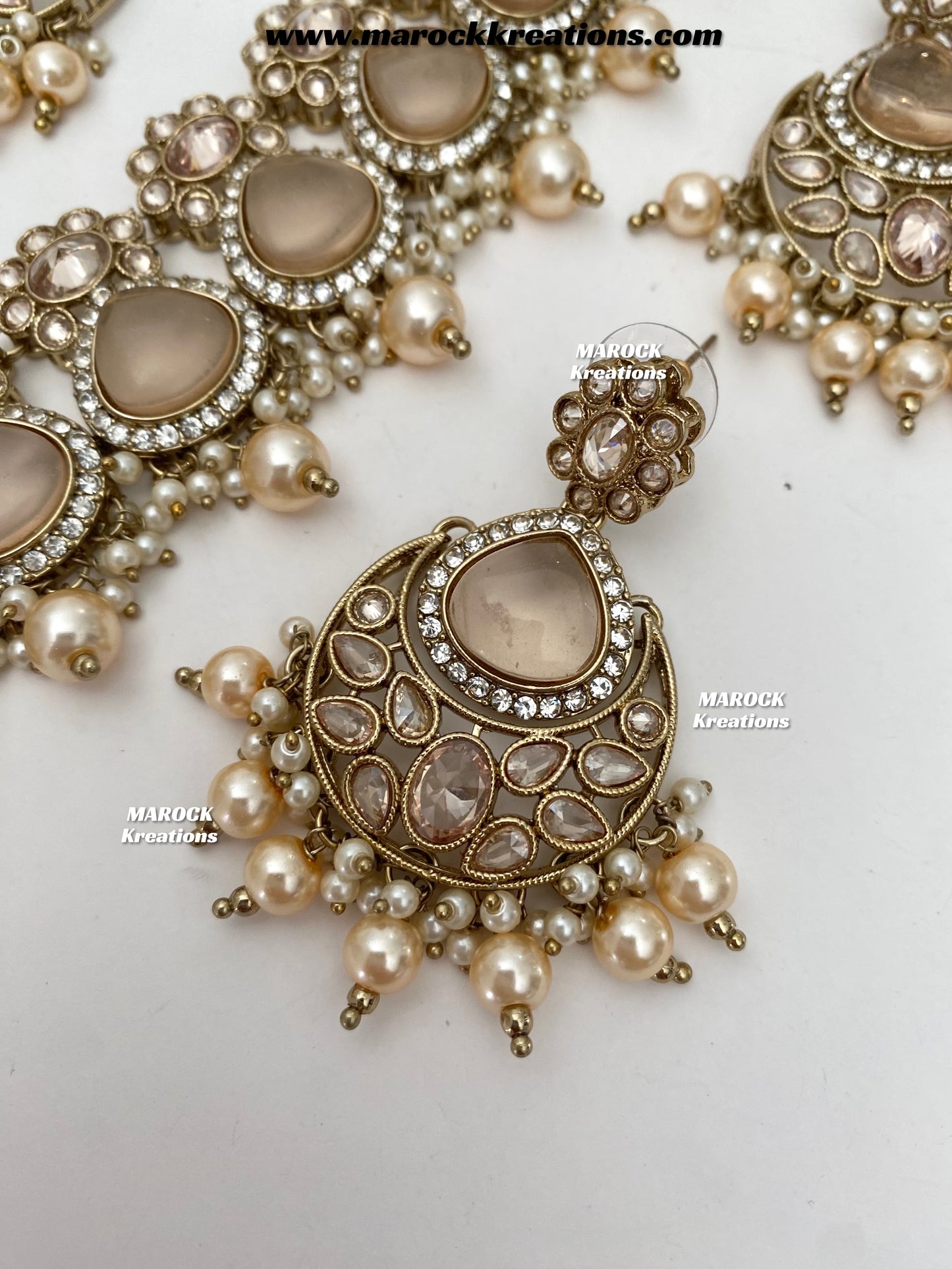 Kinjal Premium Quality Polki and Monalisa Statement Choker set