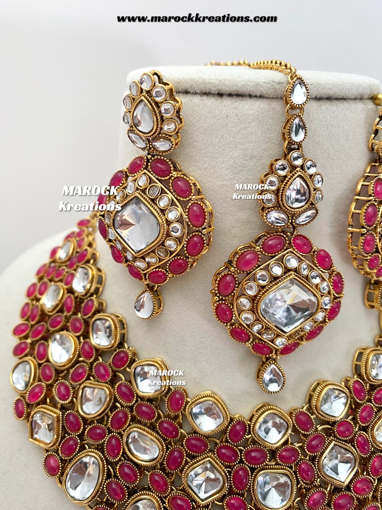 Roksana Sabyasachi inspired Premium Quality Kundan Statement Necklace set