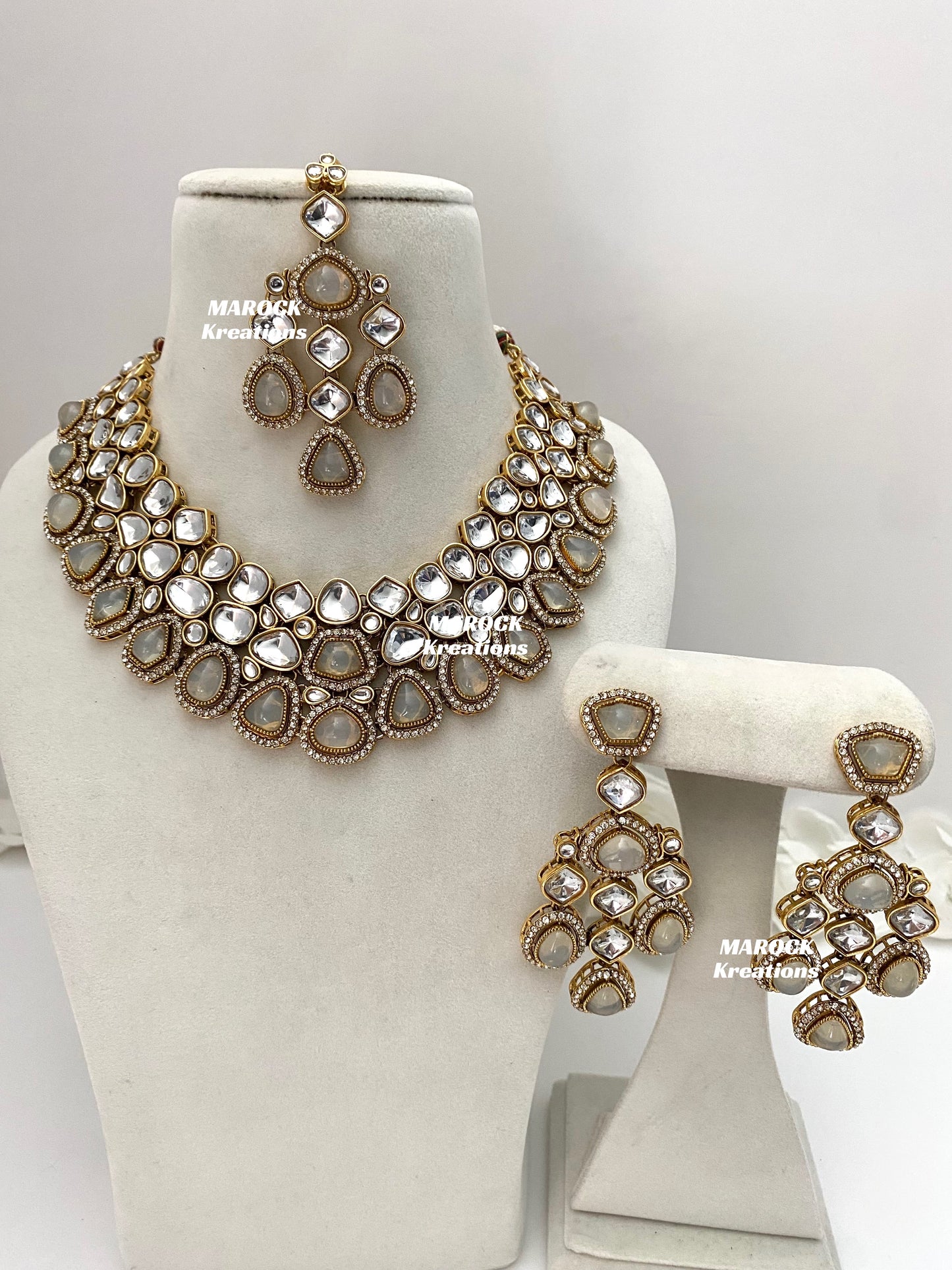 Patriza Sabyasachi inspired Premium Quality Kundan Statement Necklace set
