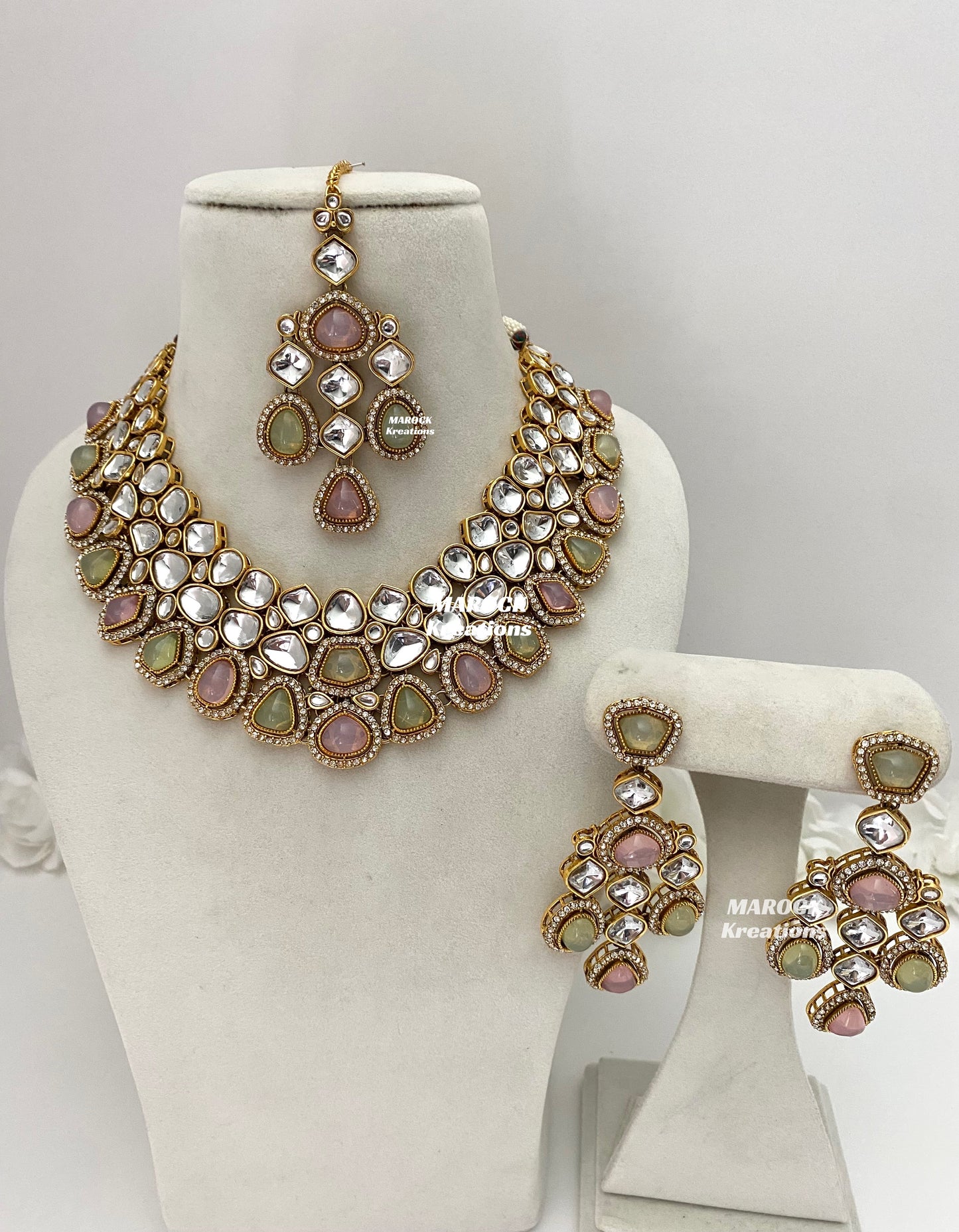Patriza Sabyasachi inspired Premium Quality Kundan Statement Necklace set