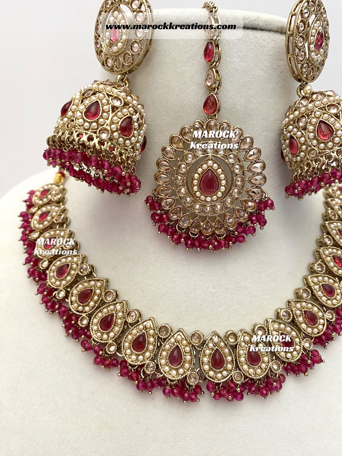 Tina Antique Polki Necklace set